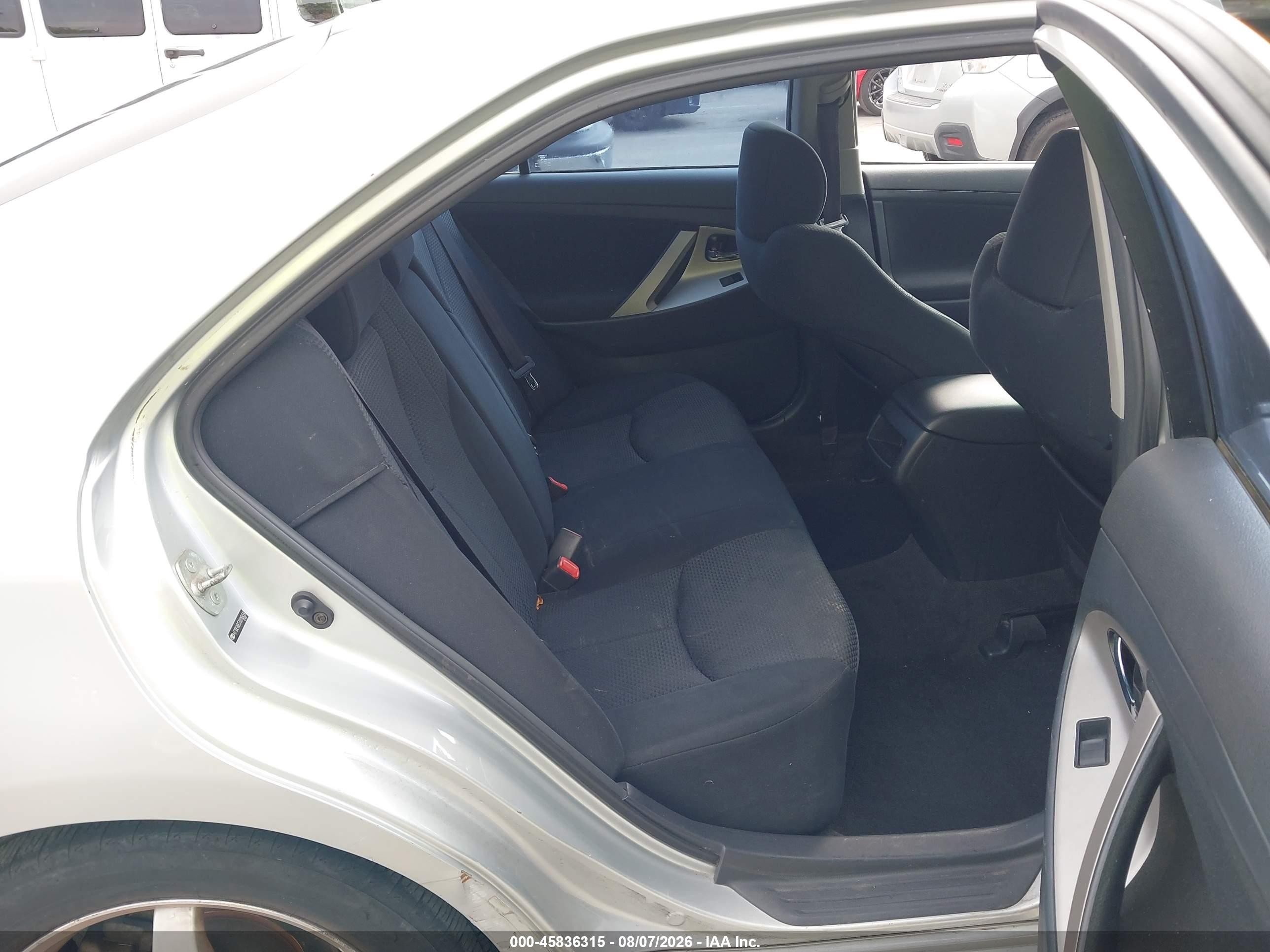 2007 Toyota Camry Se Silver vin: 4T1BE46K57U016459
