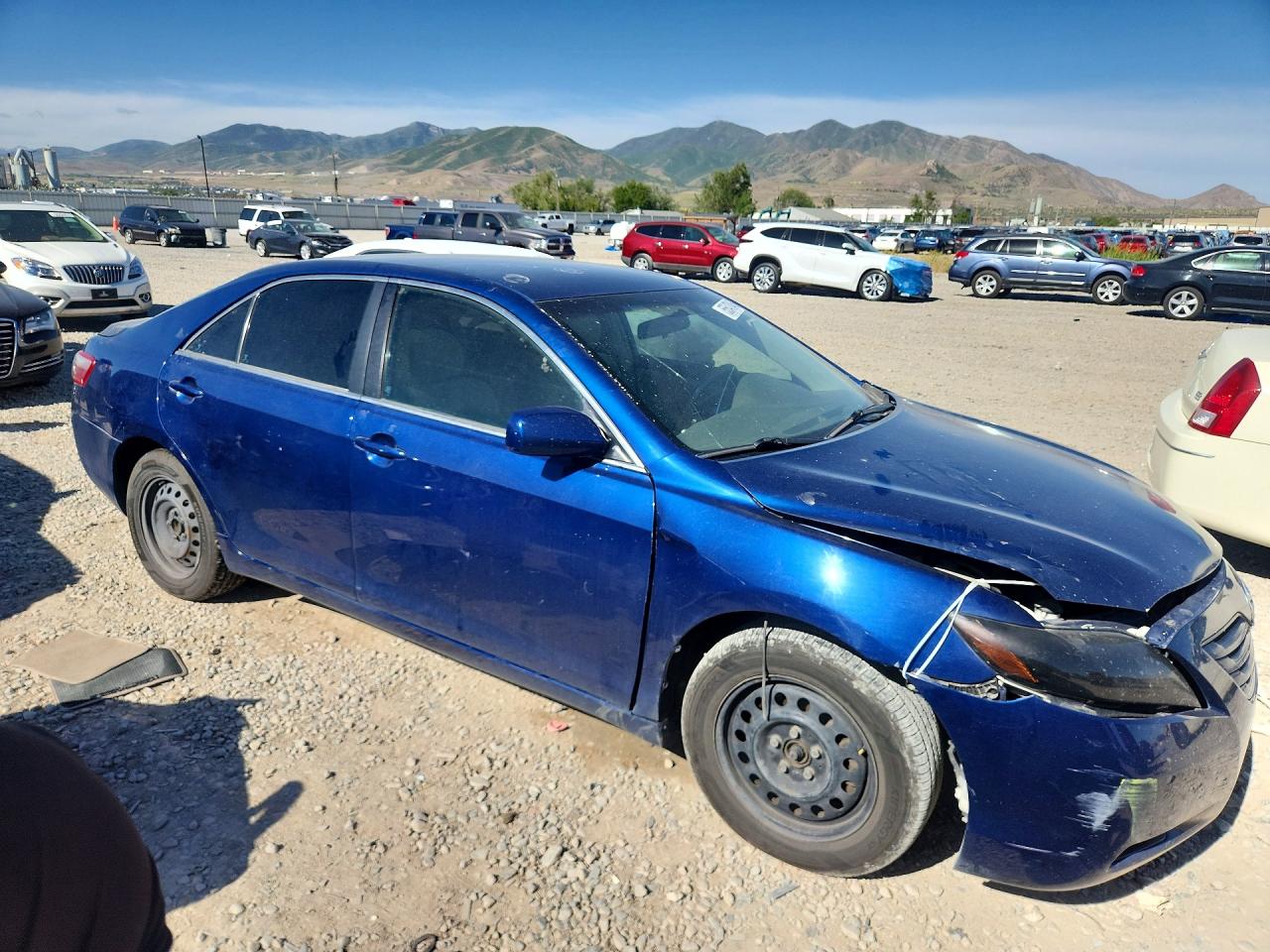2007 Toyota Camry Le Синий vin: 4T1BE46K57U018325