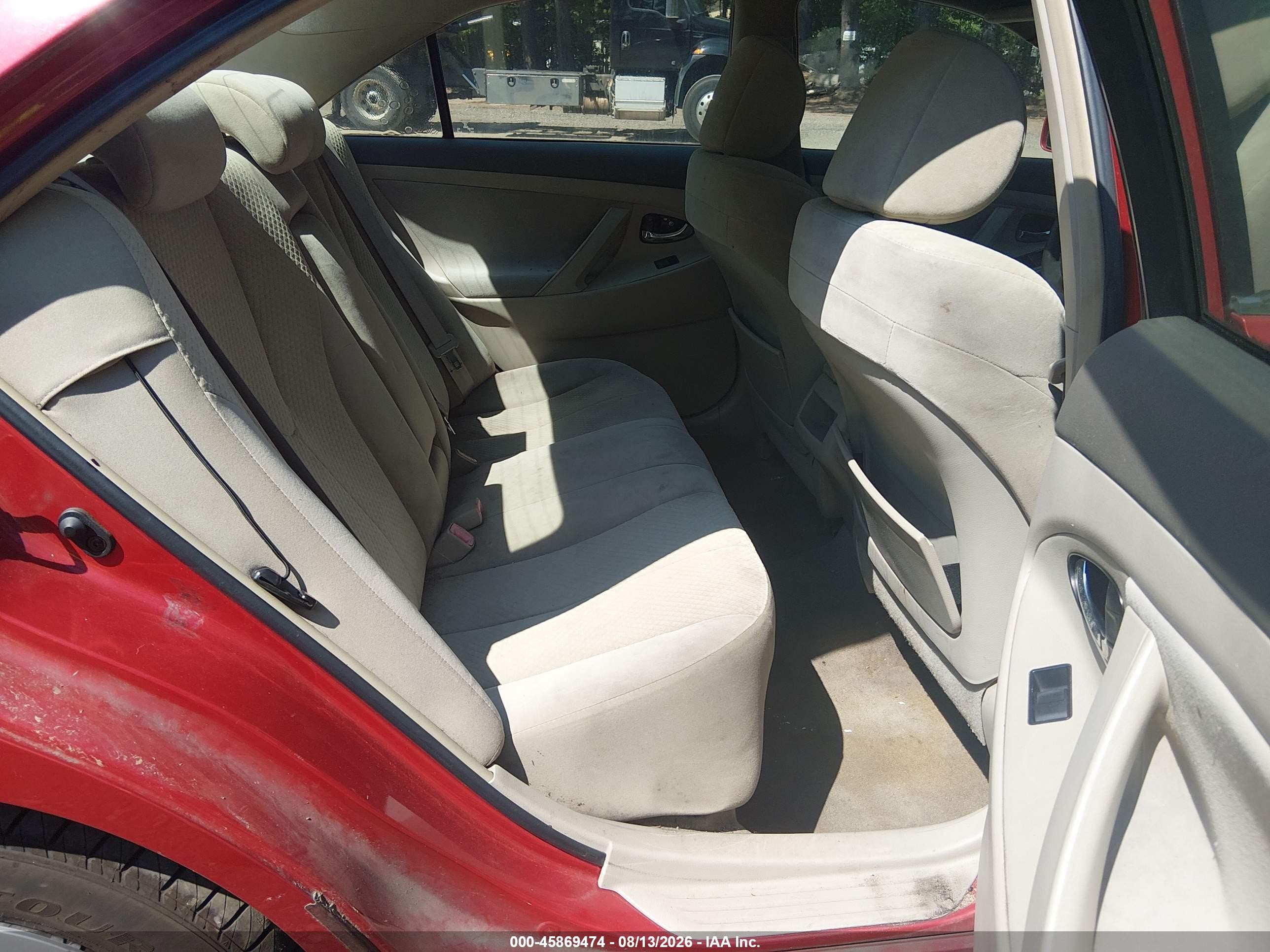 2007 Toyota Camry Le Red vin: 4T1BE46K57U021239