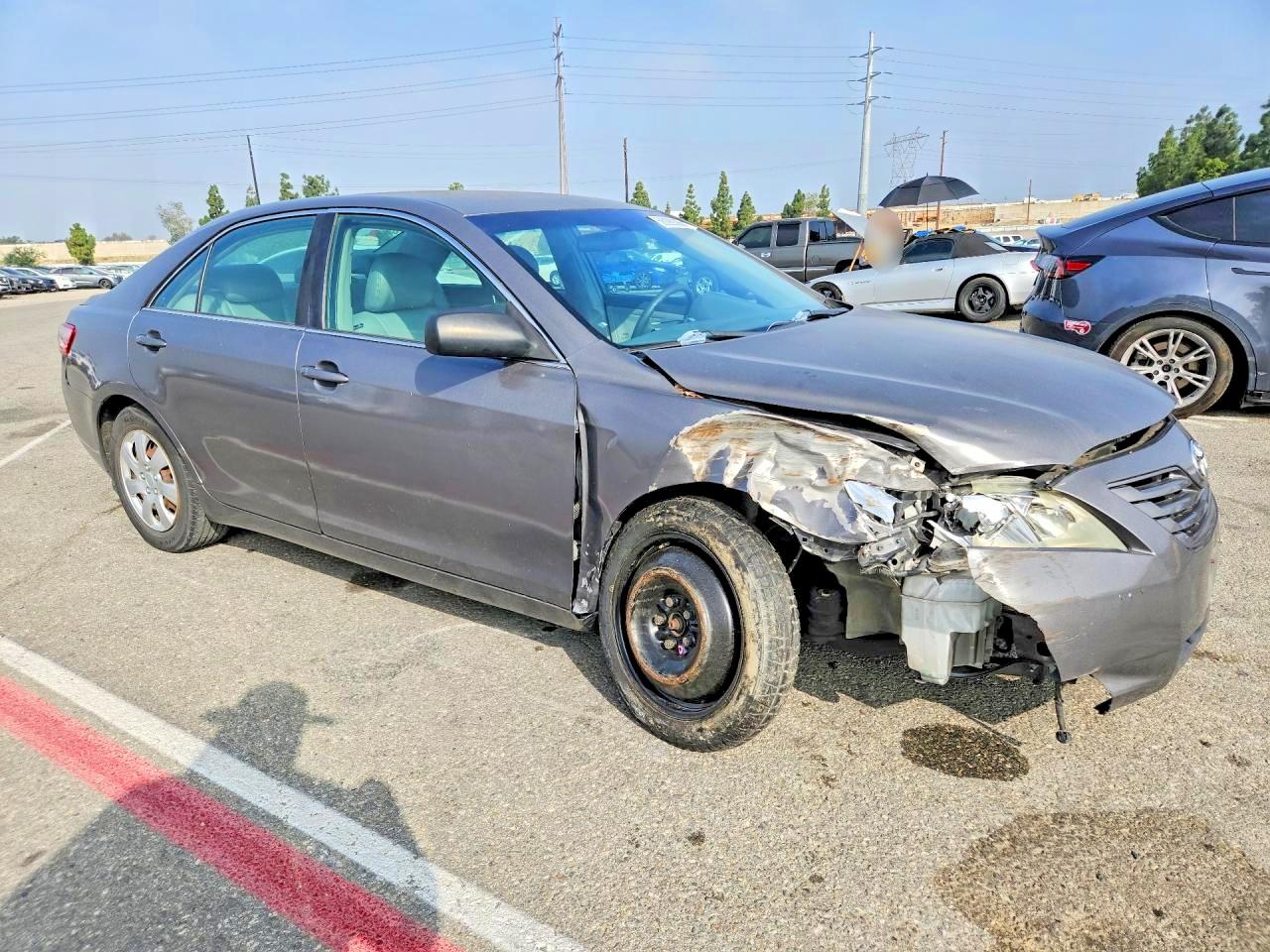 2007 Toyota Camry Le Gray vin: 4T1BE46K57U030877
