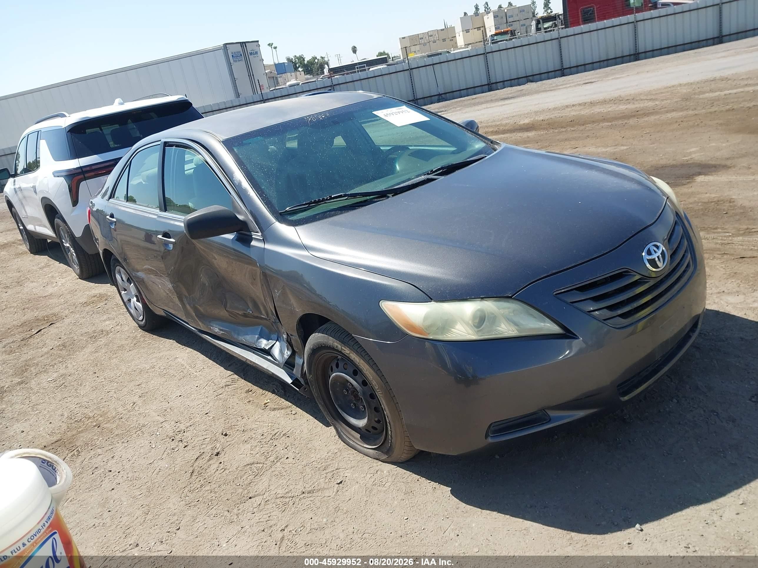 2007 Toyota Camry Le Gray vin: 4T1BE46K57U035092