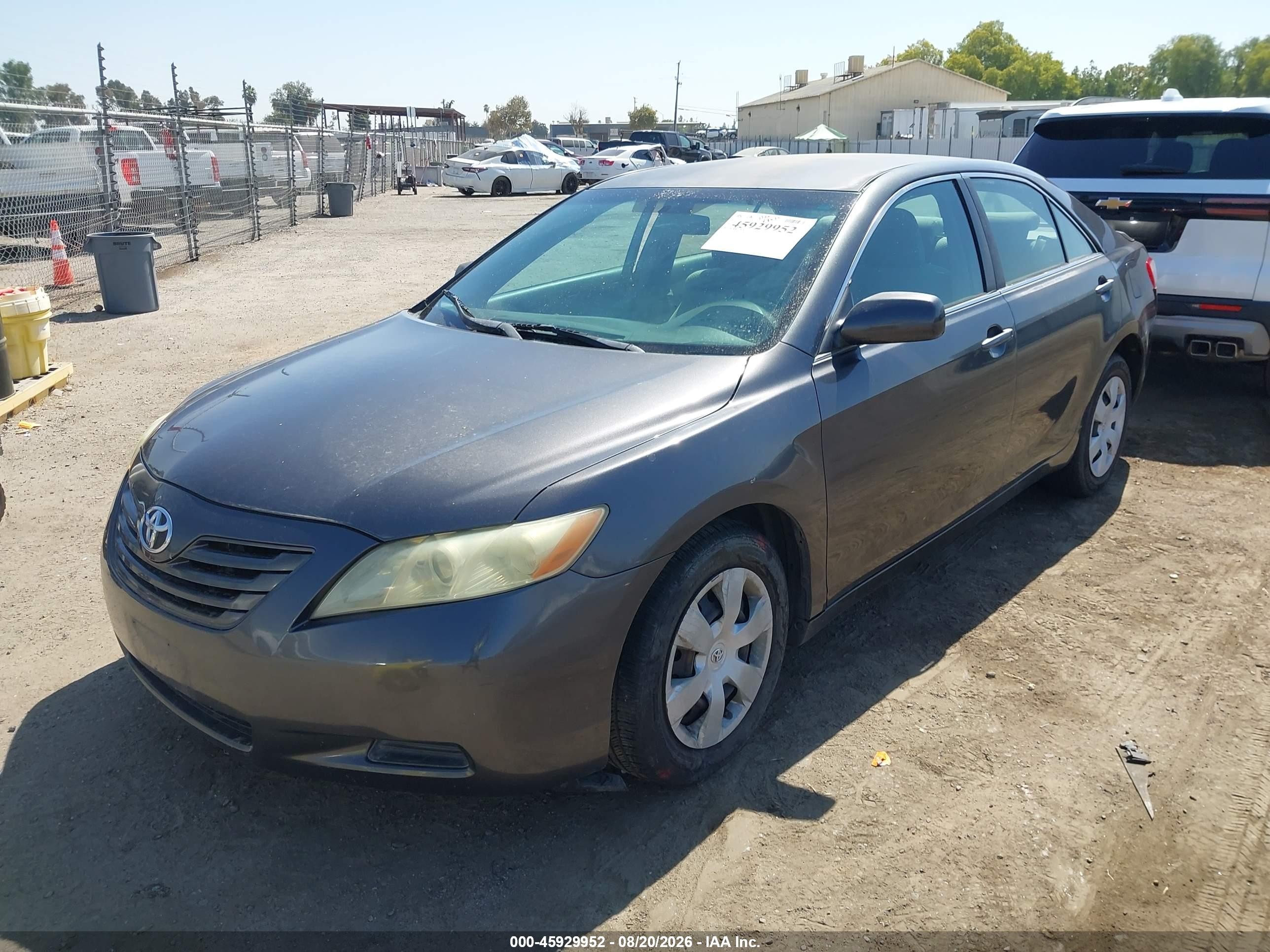 2007 Toyota Camry Le Серый vin: 4T1BE46K57U035092