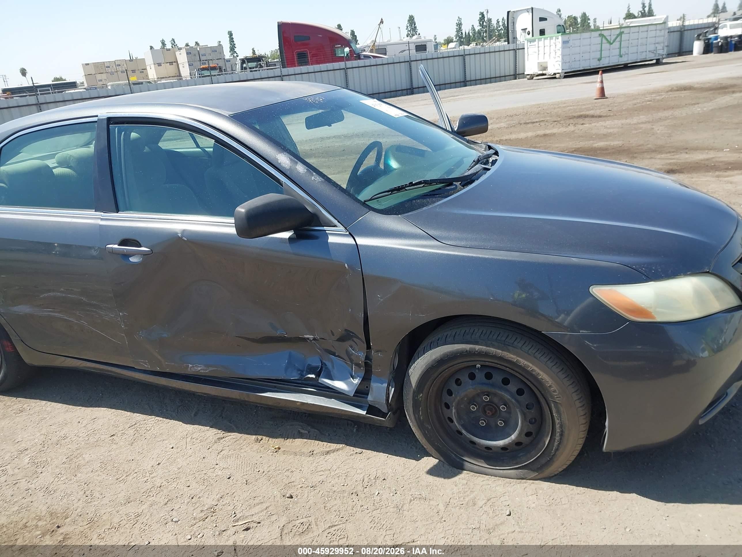 2007 Toyota Camry Le Серый vin: 4T1BE46K57U035092