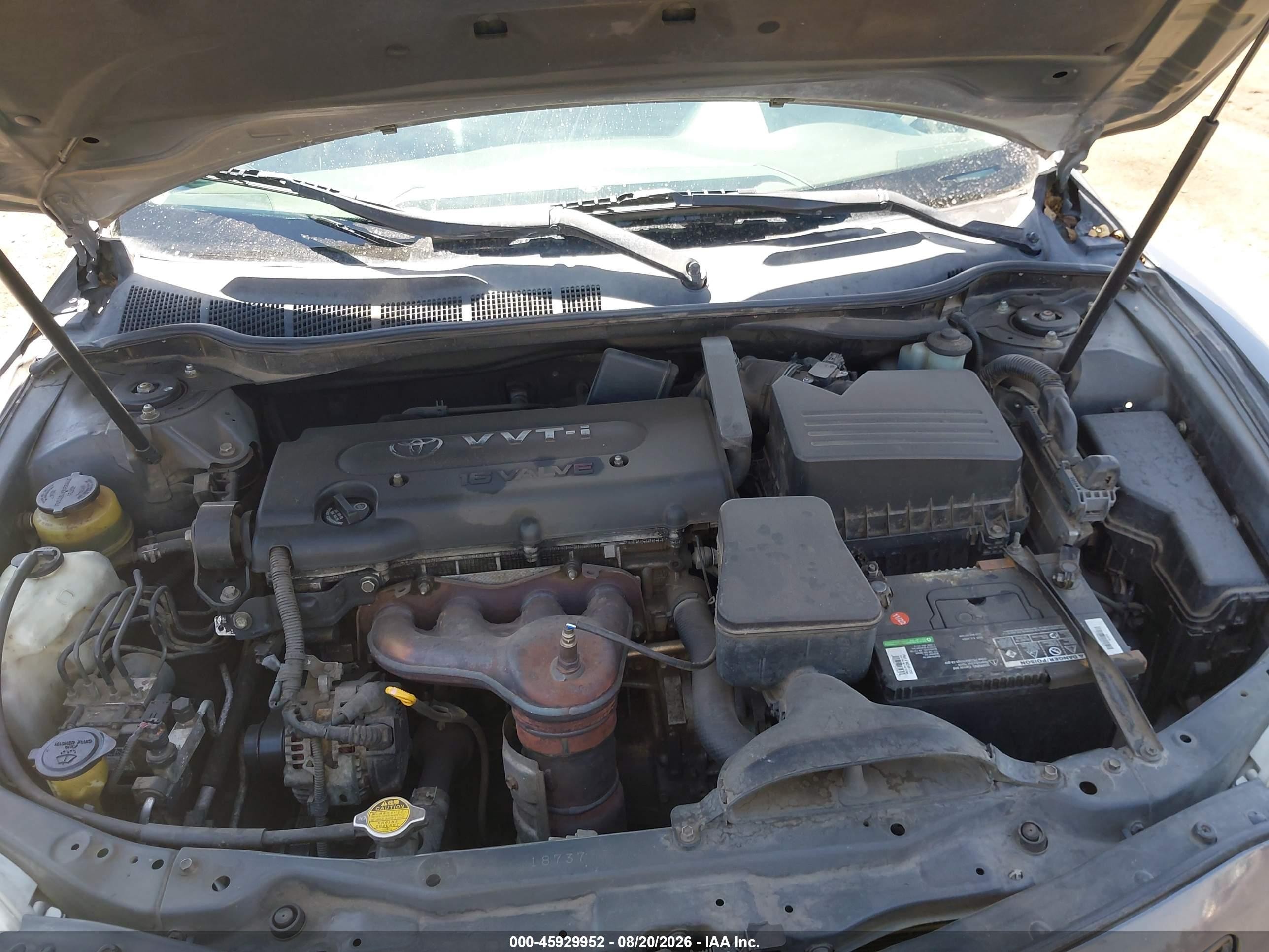 2007 Toyota Camry Le Серый vin: 4T1BE46K57U035092