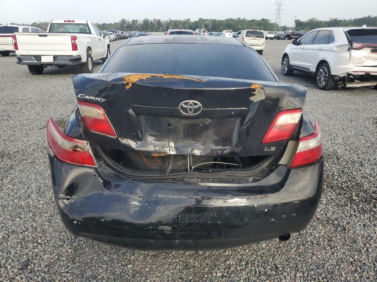 2007 Toyota Camry Le Black vin: 4T1BE46K57U038882