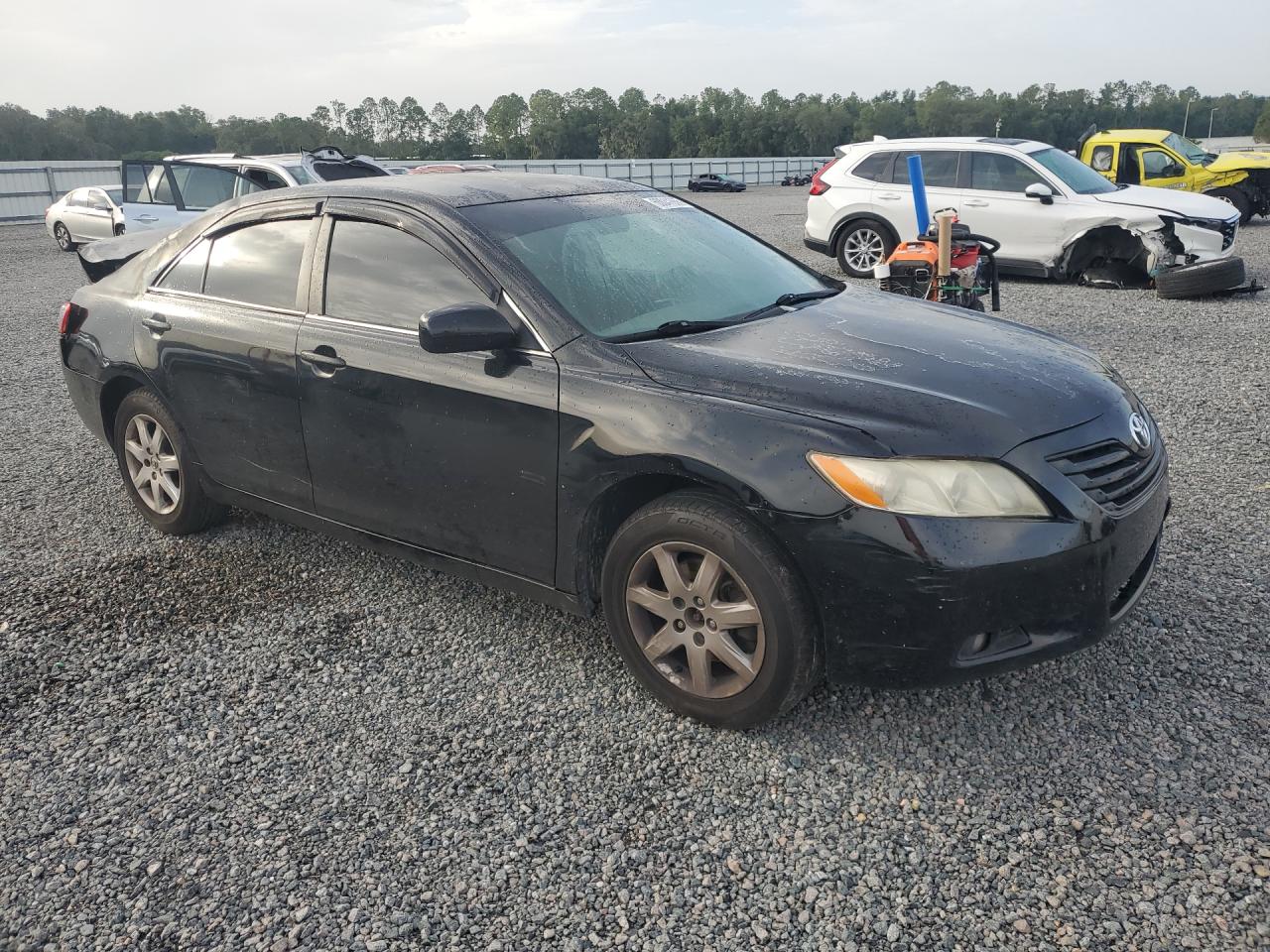 2007 Toyota Camry Le Black vin: 4T1BE46K57U038882