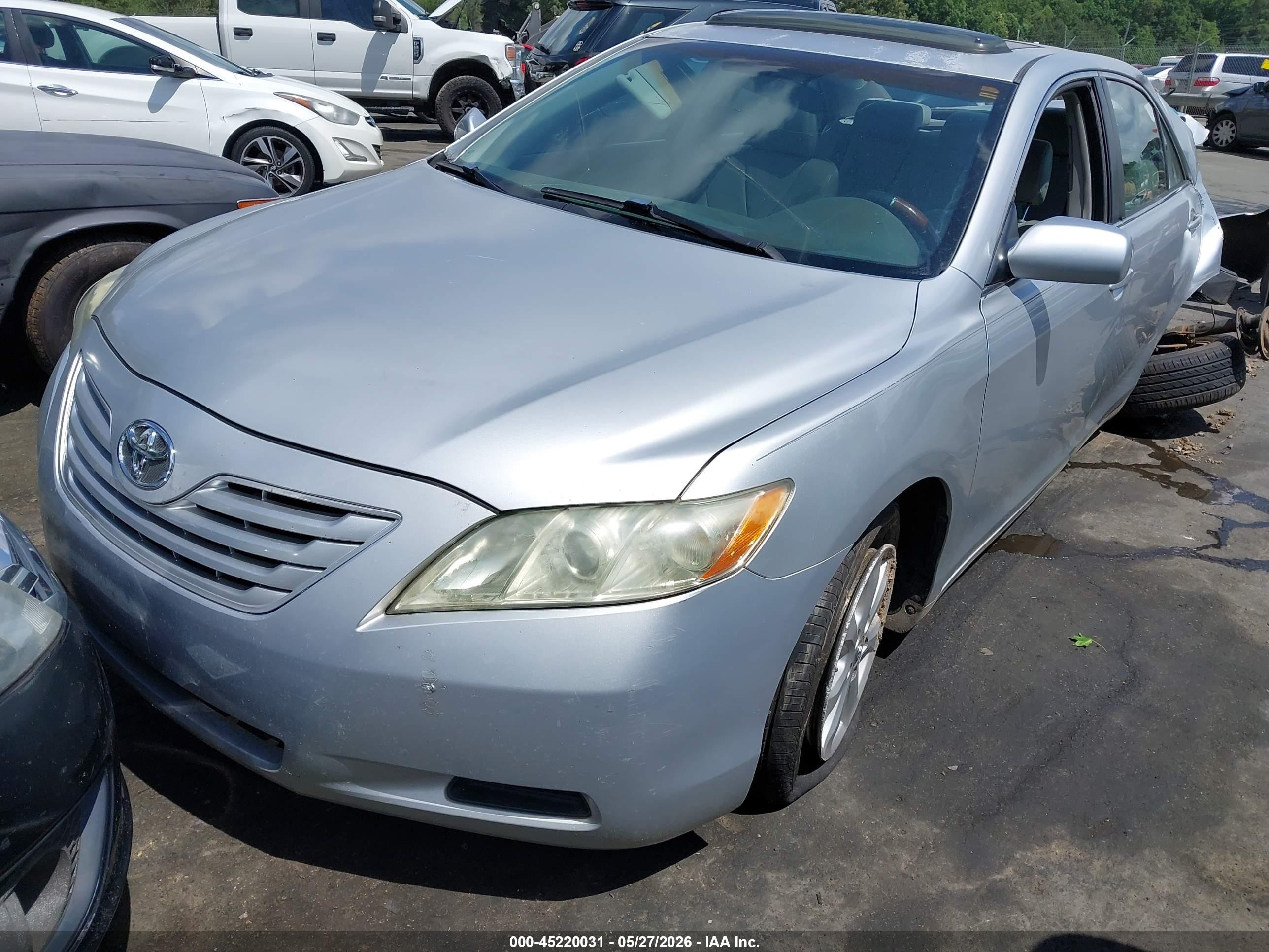 2007 Toyota Camry Le Silver vin: 4T1BE46K57U073793