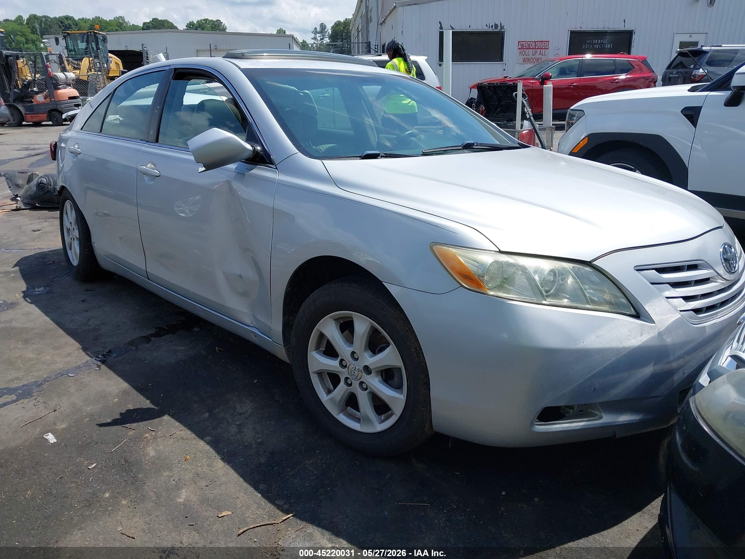 2007 Toyota Camry Le Silver vin: 4T1BE46K57U073793