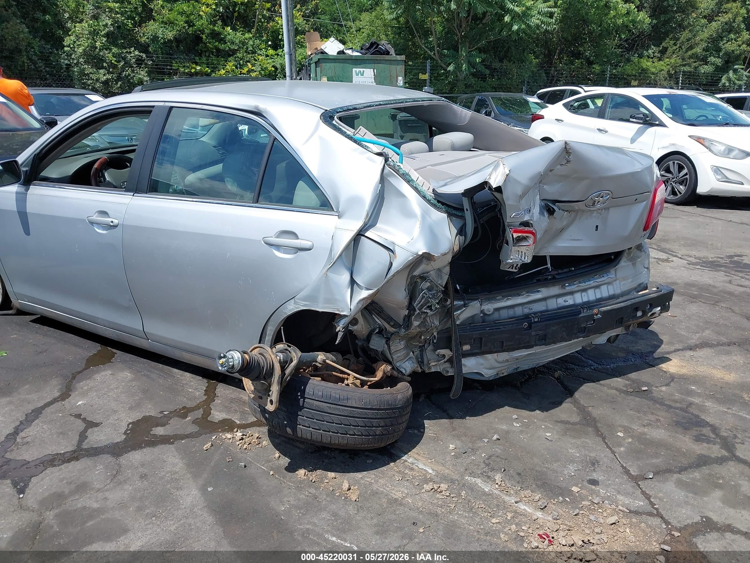 2007 Toyota Camry Le Silver vin: 4T1BE46K57U073793