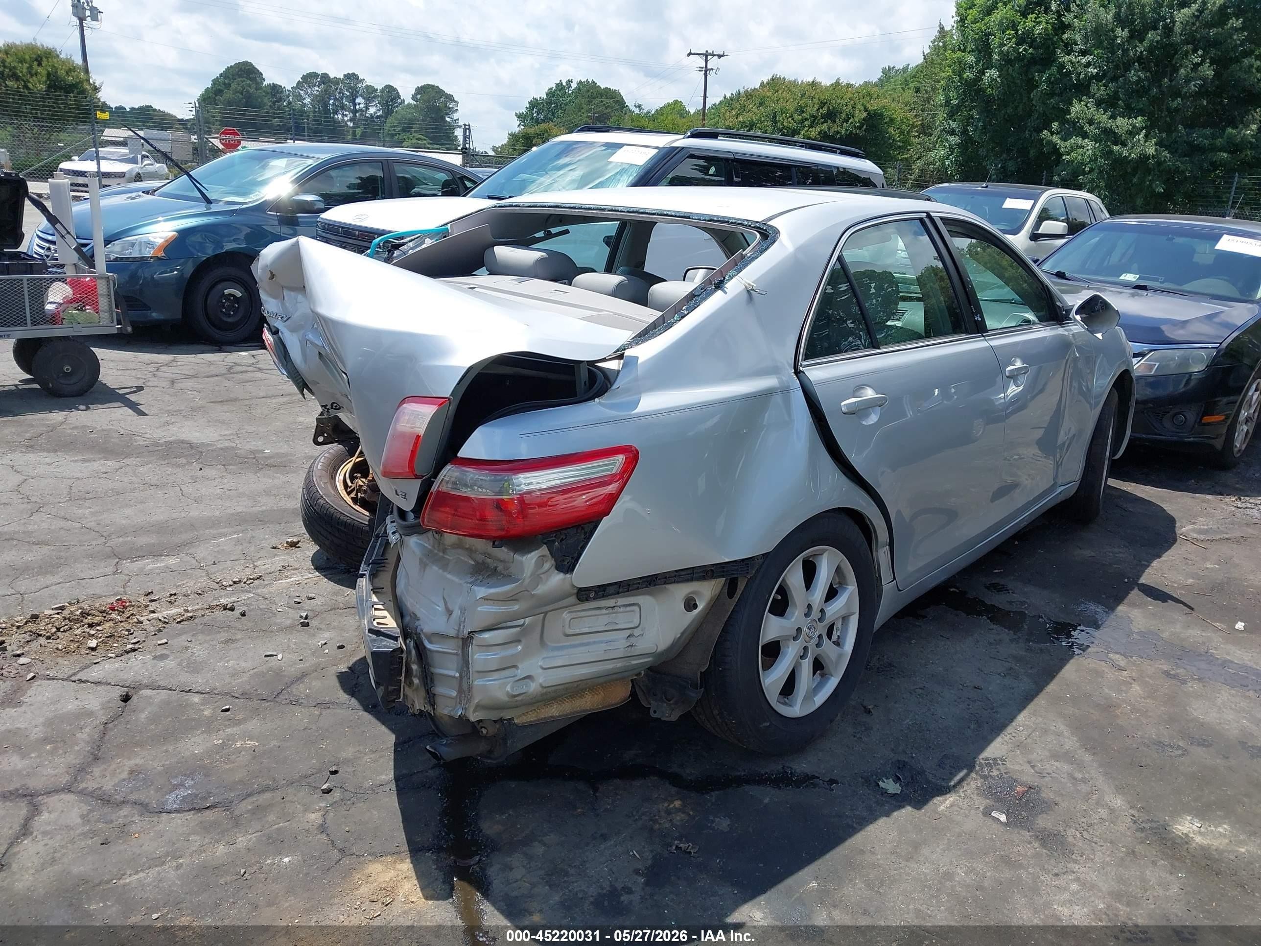 2007 Toyota Camry Le Silver vin: 4T1BE46K57U073793