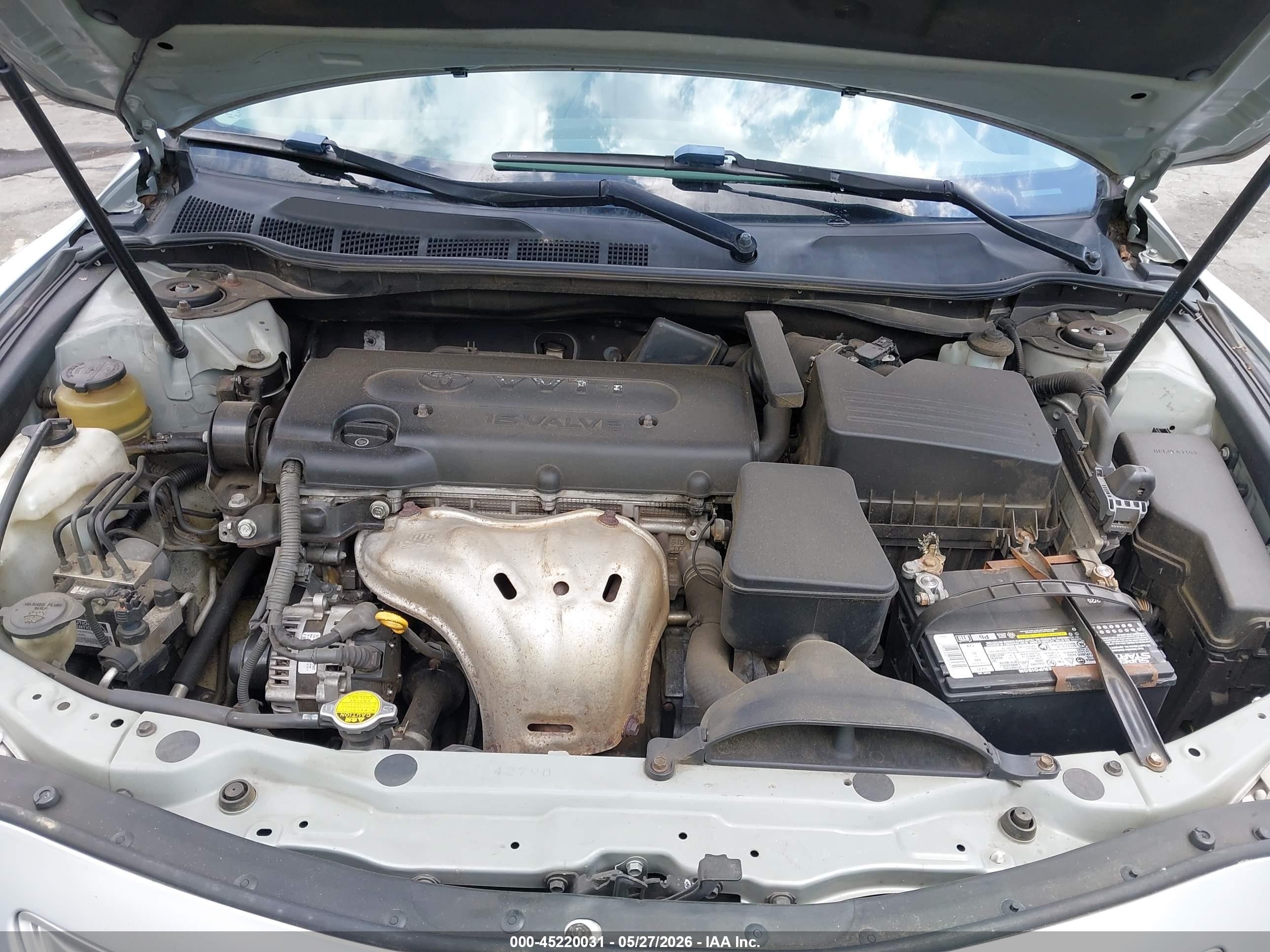 2007 Toyota Camry Le Silver vin: 4T1BE46K57U073793