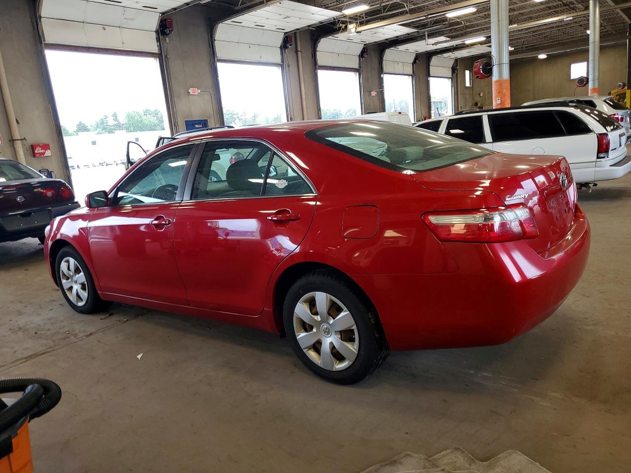 2007 Toyota Camry Le Red vin: 4T1BE46K57U114326