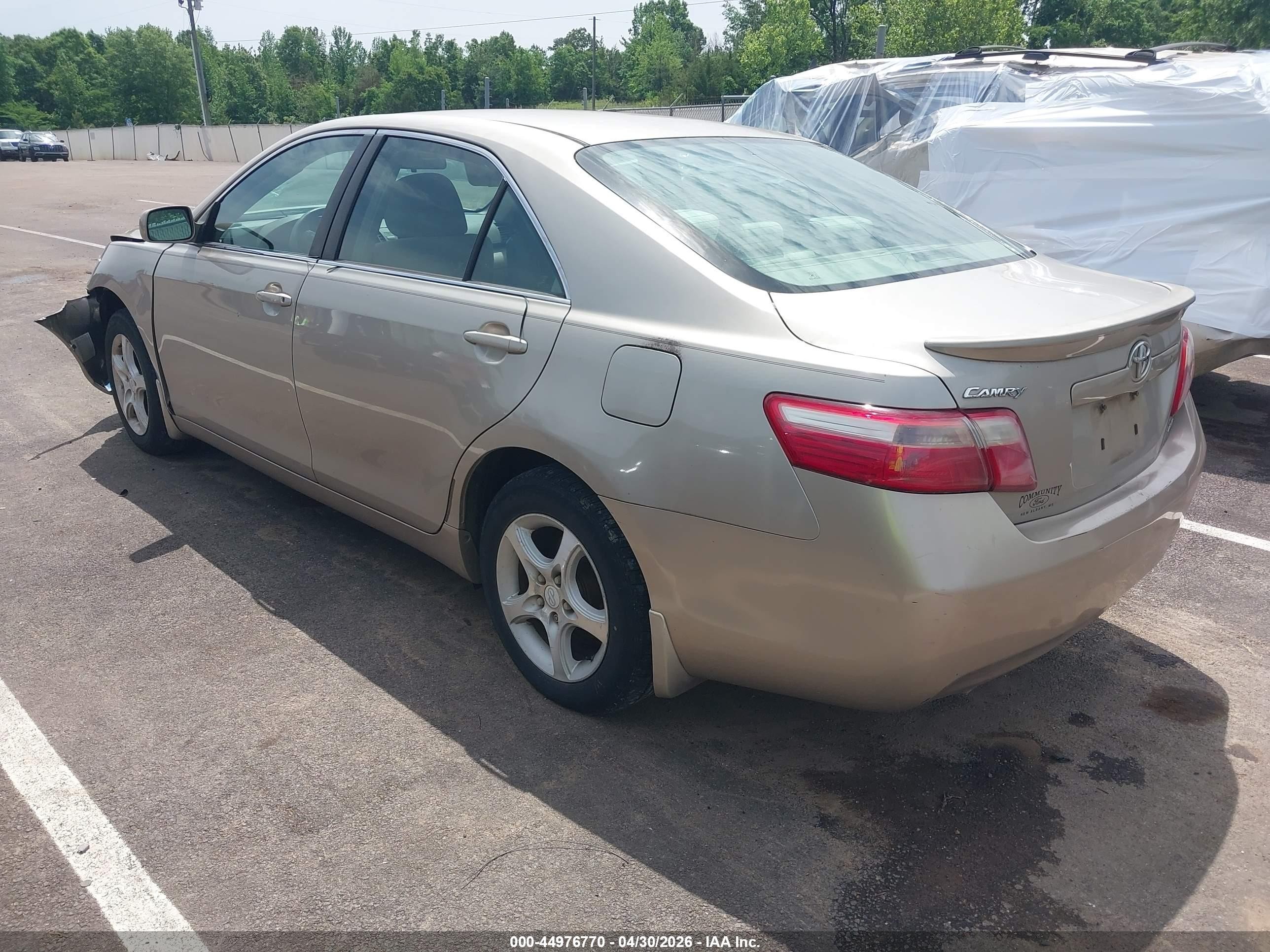 2007 Toyota Camry Le Коричневый vin: 4T1BE46K57U115010