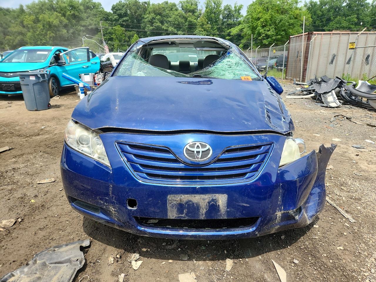 2007 Toyota Camry Le Синий vin: 4T1BE46K57U125729
