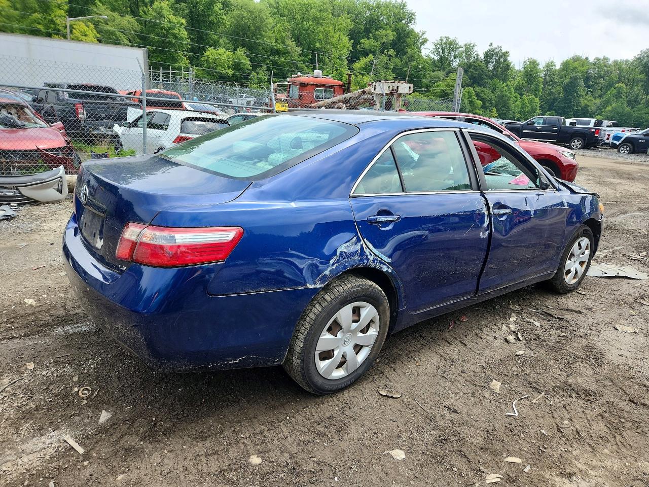 2007 Toyota Camry Le Синий vin: 4T1BE46K57U125729