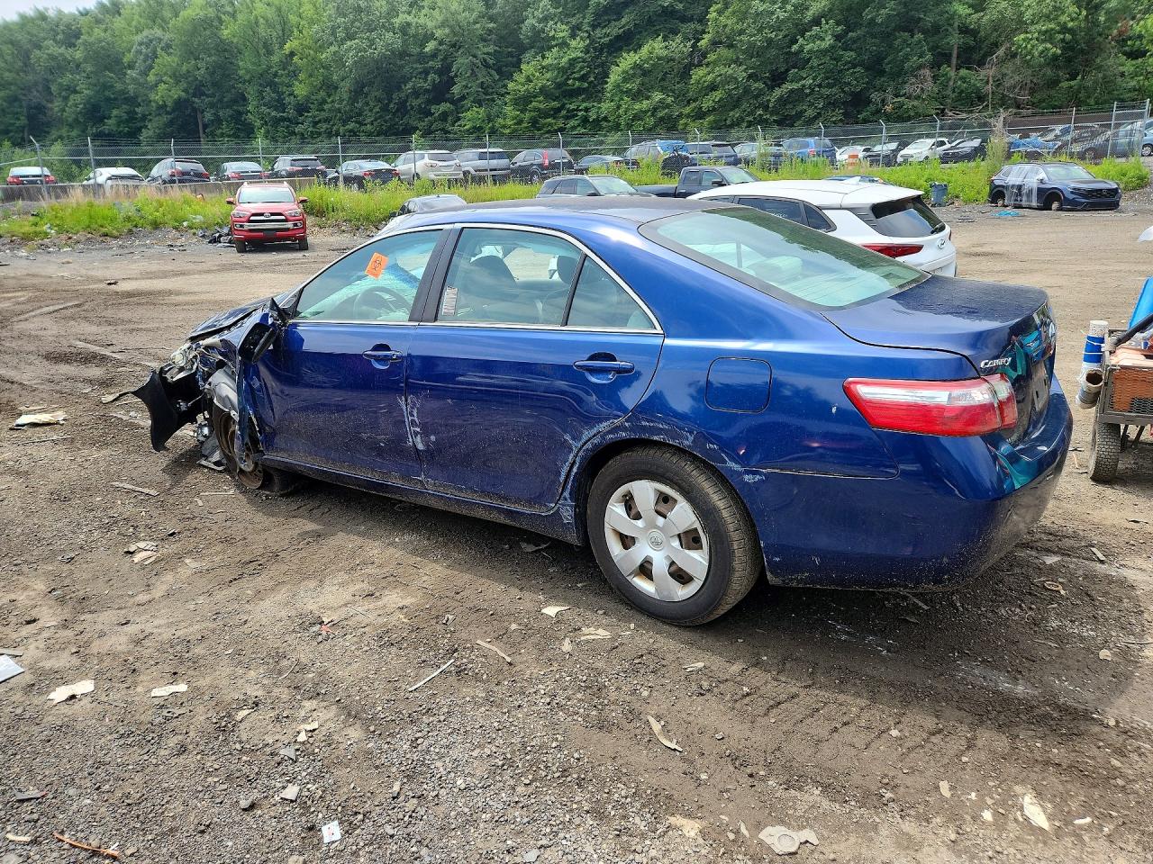 2007 Toyota Camry Le Синий vin: 4T1BE46K57U125729