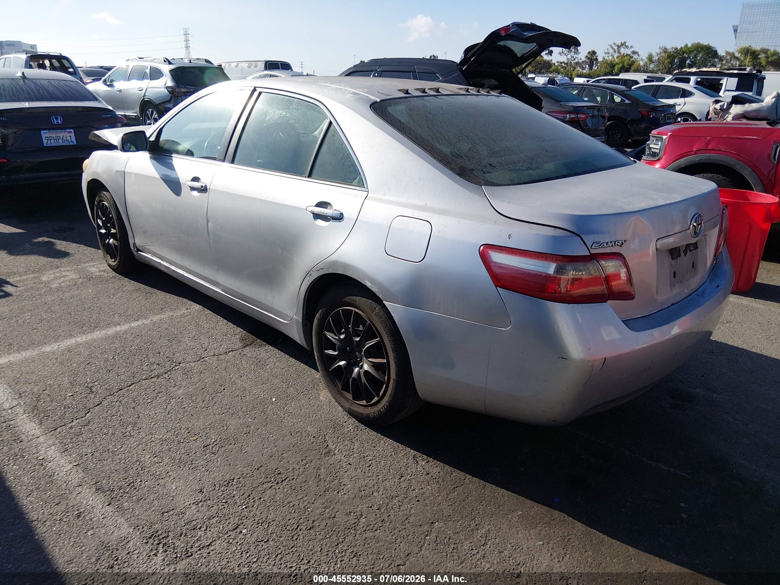 2007 Toyota Camry Le Gray vin: 4T1BE46K57U500728