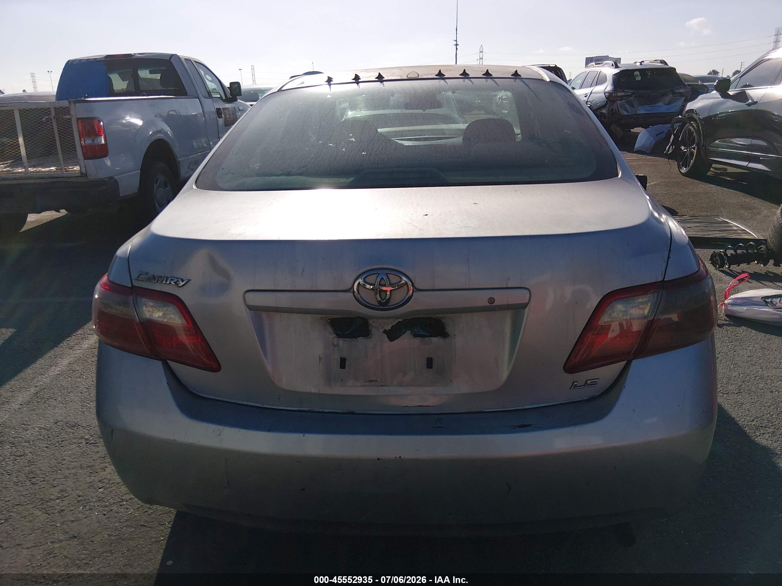 2007 Toyota Camry Le Gray vin: 4T1BE46K57U500728
