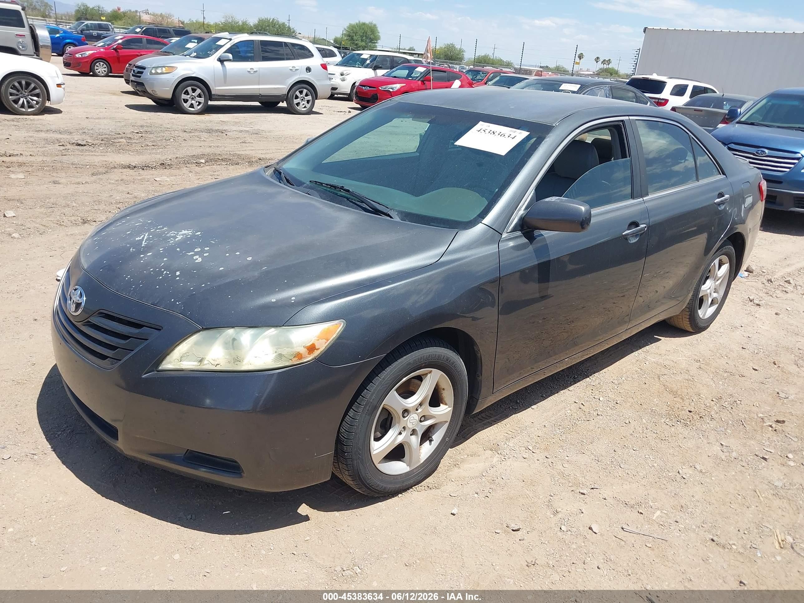 2007 Toyota Camry Le Серый vin: 4T1BE46K57U501863