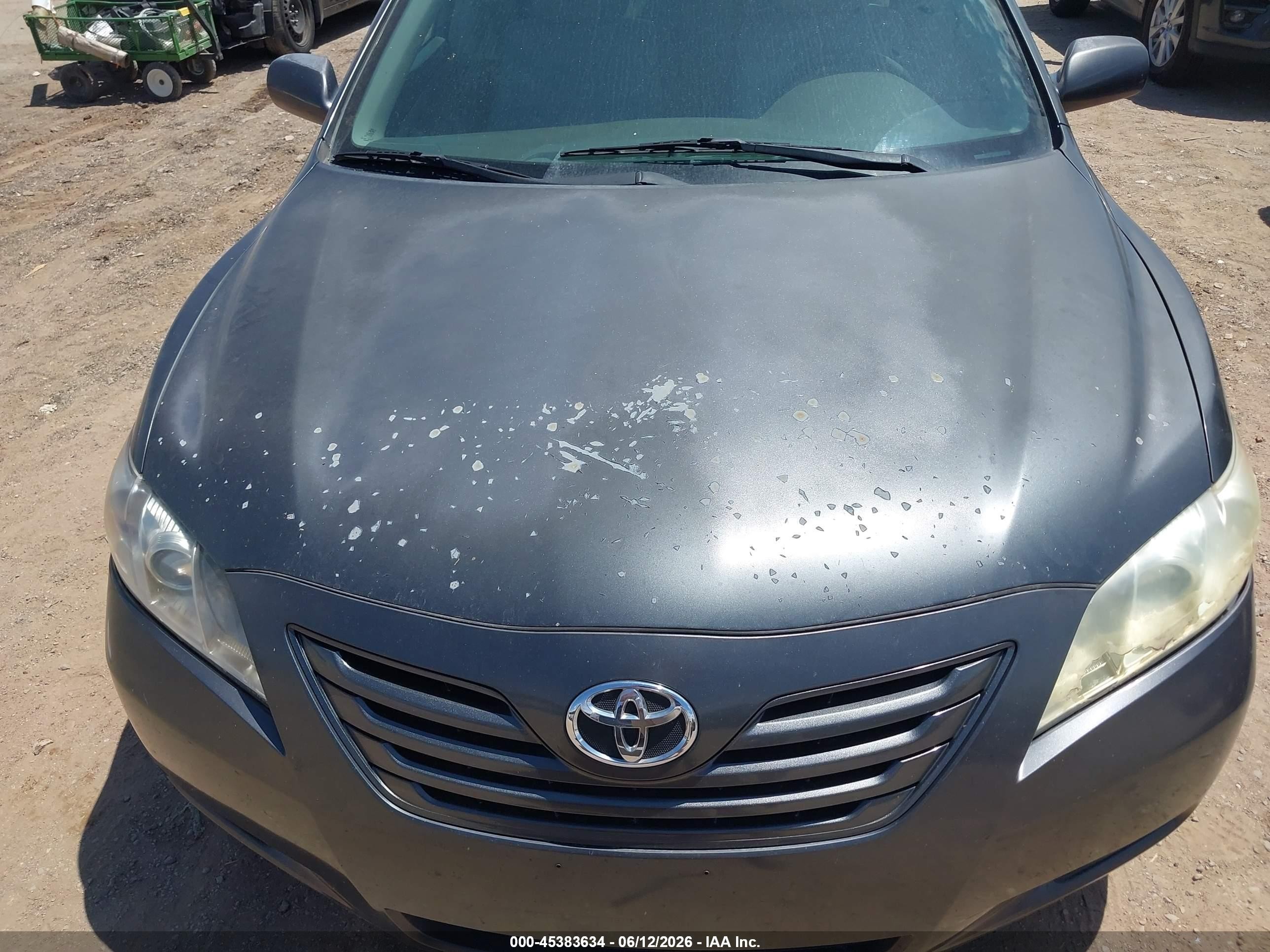 2007 Toyota Camry Le Серый vin: 4T1BE46K57U501863