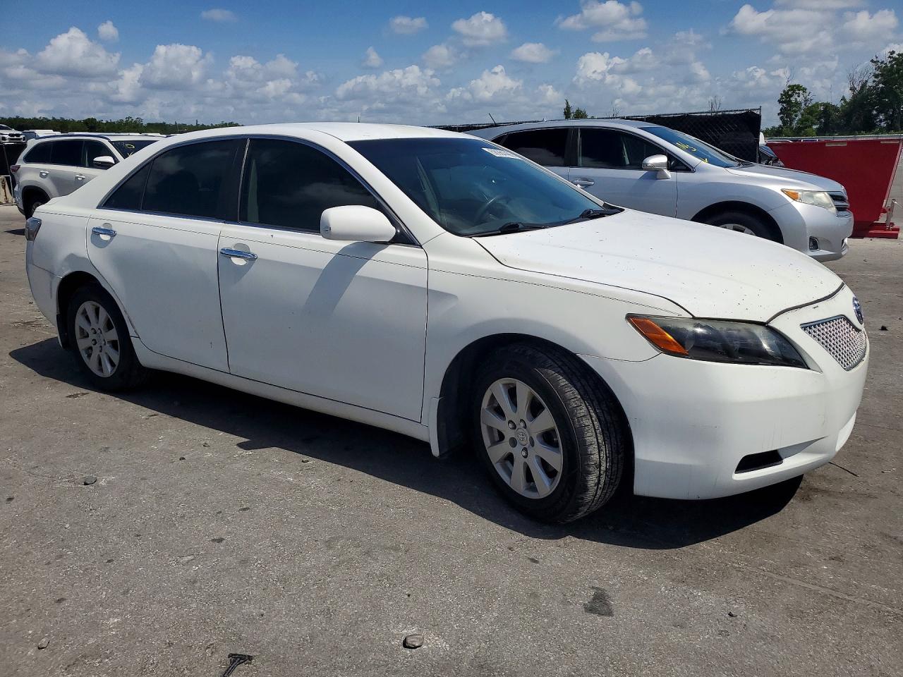 2007 Toyota Camry Ce White vin: 4T1BE46K57U512359