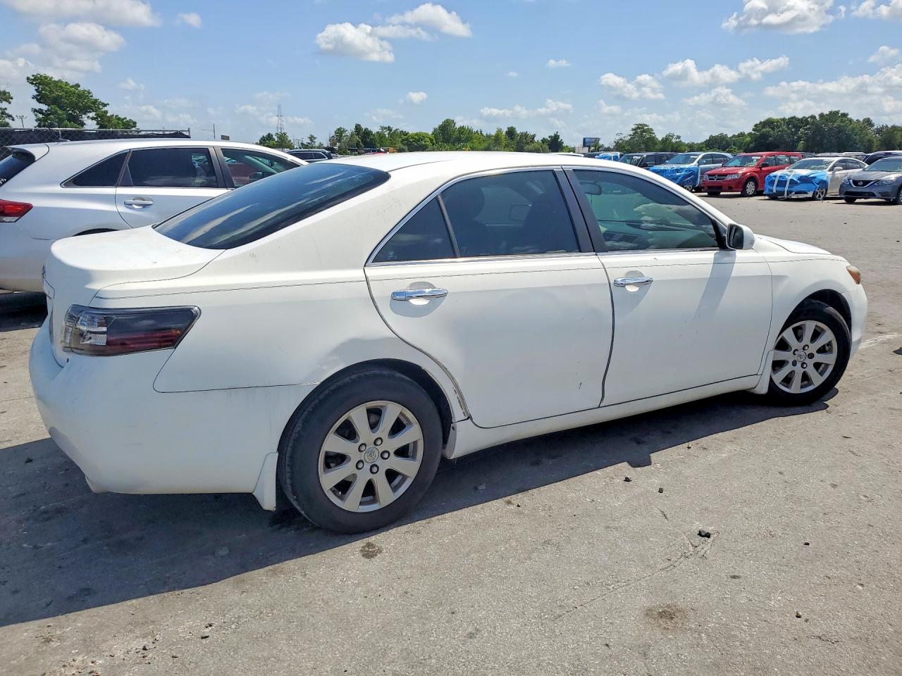 2007 Toyota Camry Ce White vin: 4T1BE46K57U512359