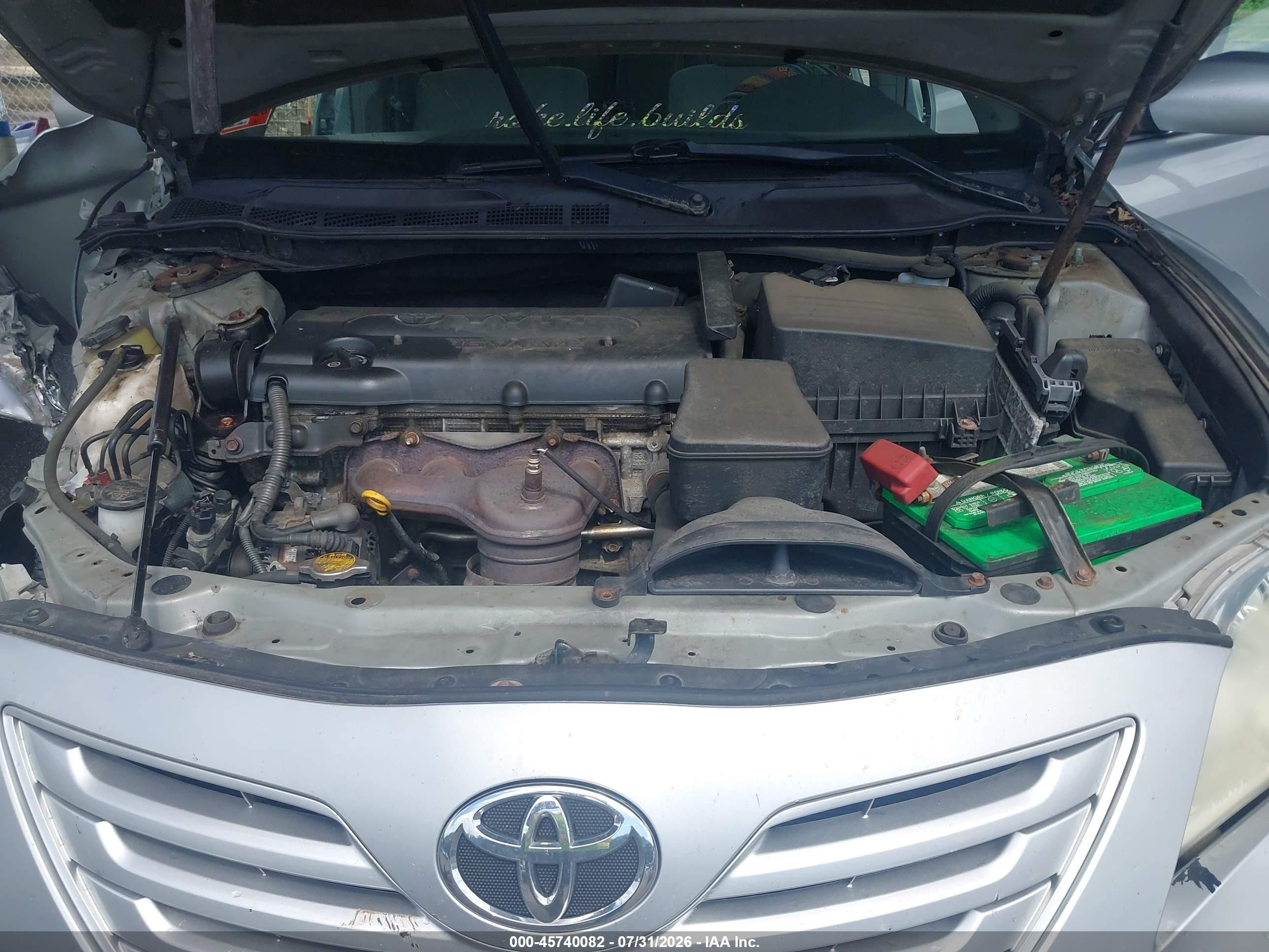 2007 Toyota Camry Le Silver vin: 4T1BE46K57U533129