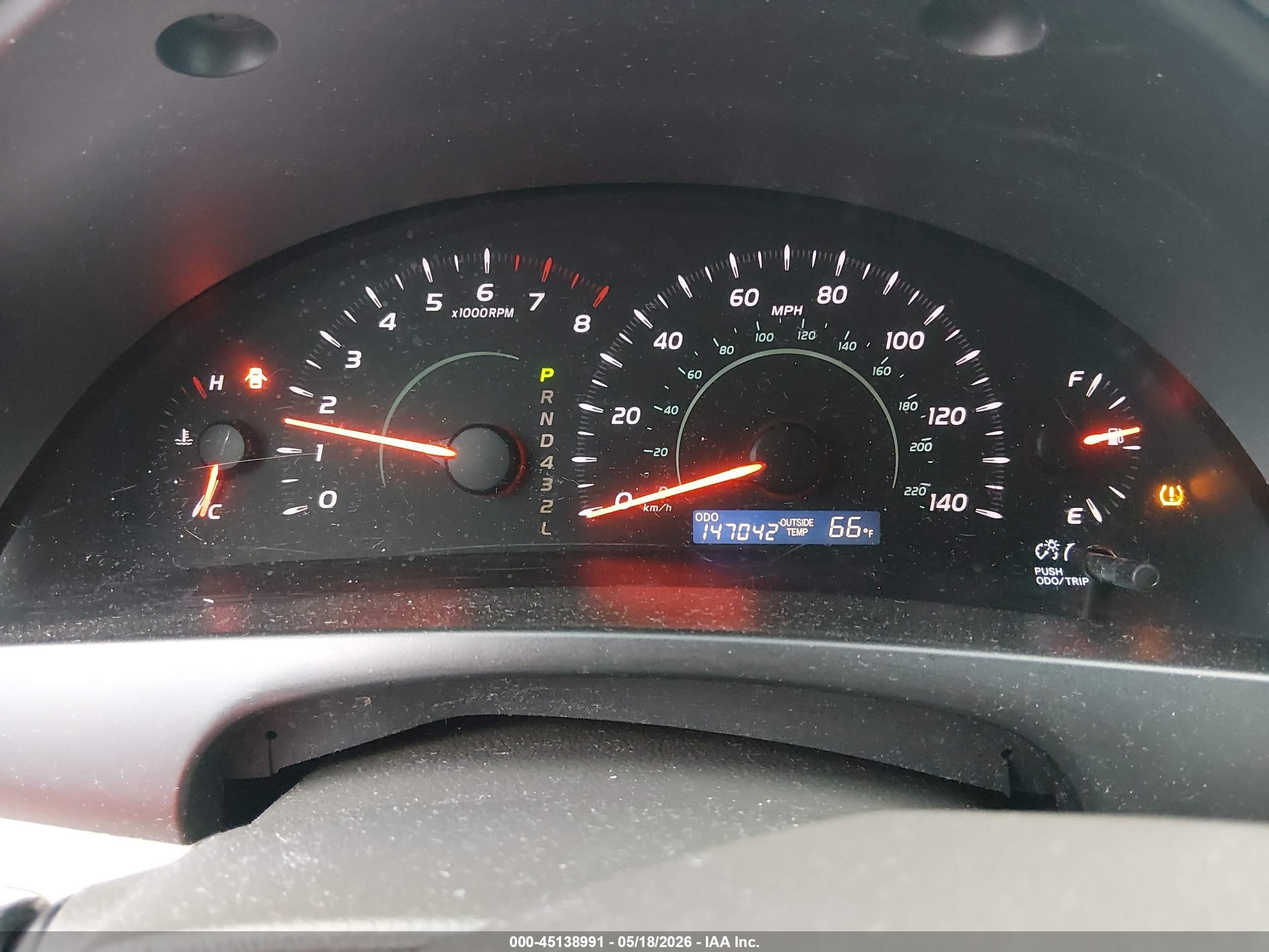 2007 Toyota Camry Le Золотой vin: 4T1BE46K57U539707
