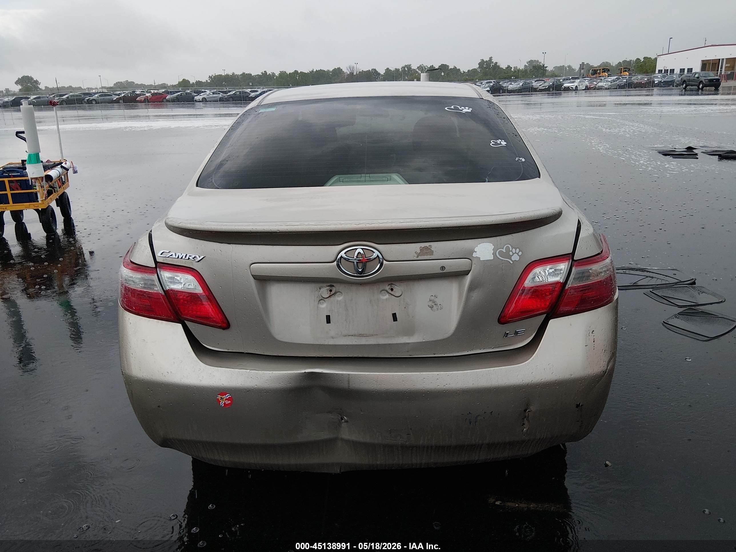 2007 Toyota Camry Le Золотой vin: 4T1BE46K57U539707