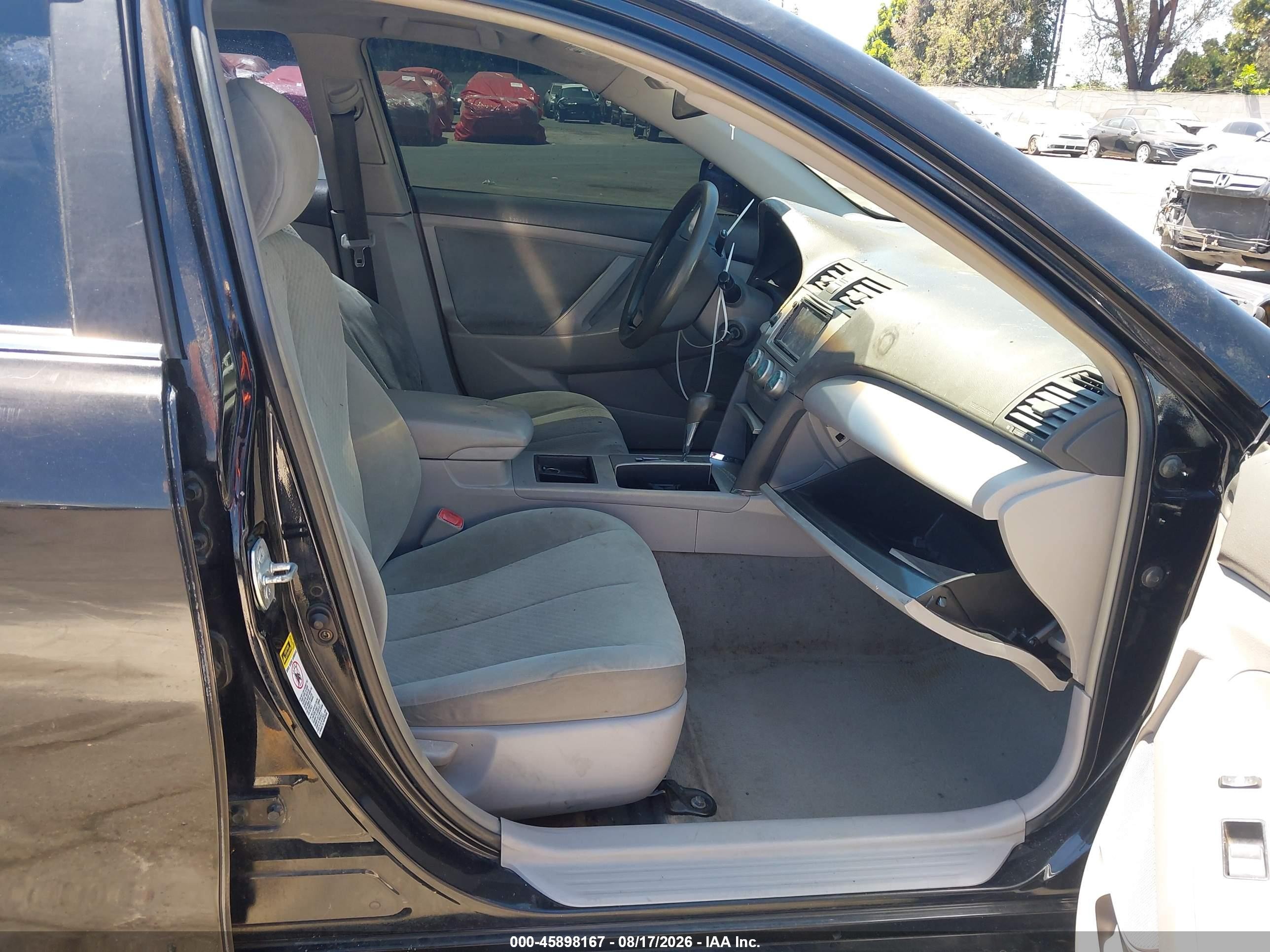 2007 Toyota Camry Le Black vin: 4T1BE46K57U554613