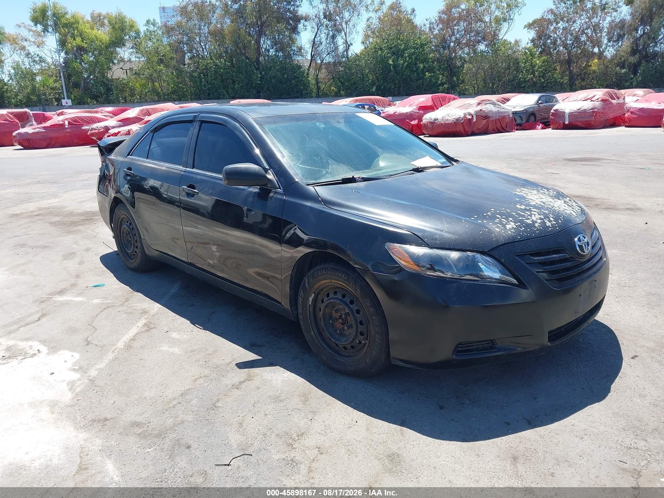 2007 Toyota Camry Le Черный vin: 4T1BE46K57U554613