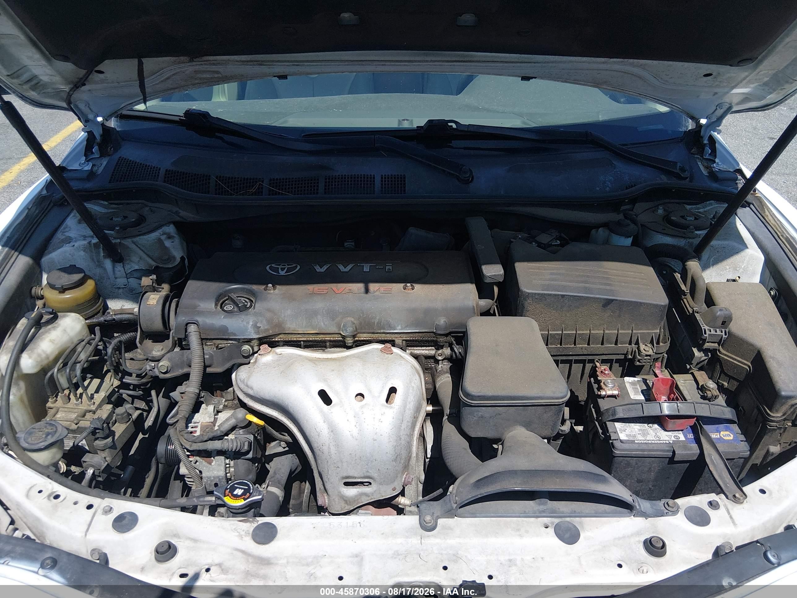 2007 Toyota Camry Xle White vin: 4T1BE46K57U555762
