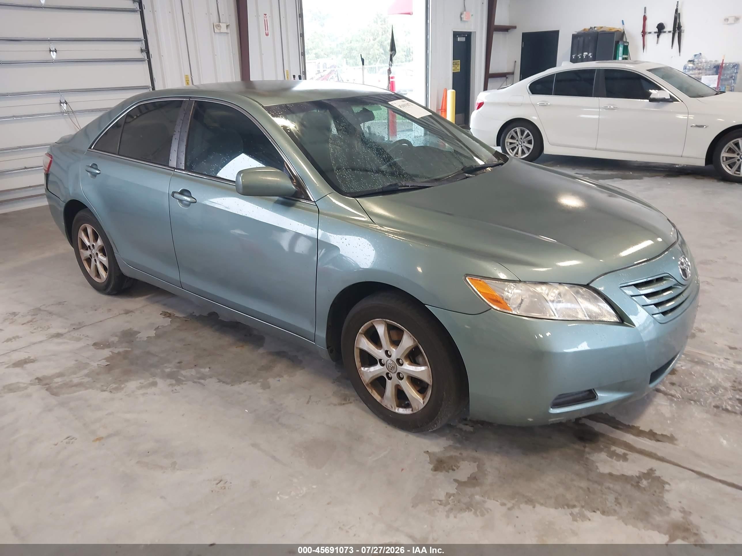 2007 Toyota Camry Le Green vin: 4T1BE46K57U577440
