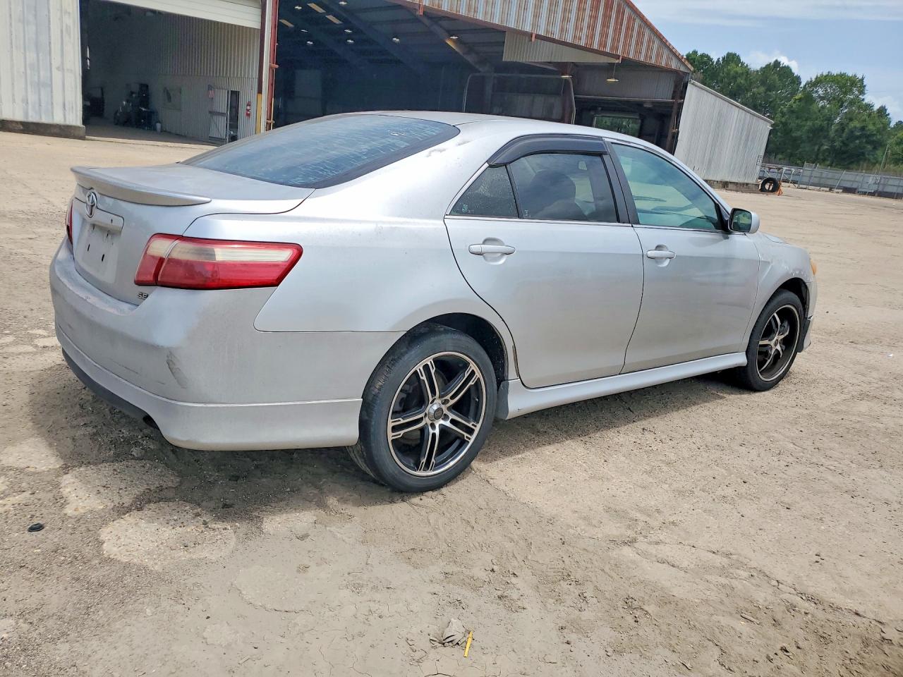 2007 Toyota Camry Se Silver vin: 4T1BE46K57U578622