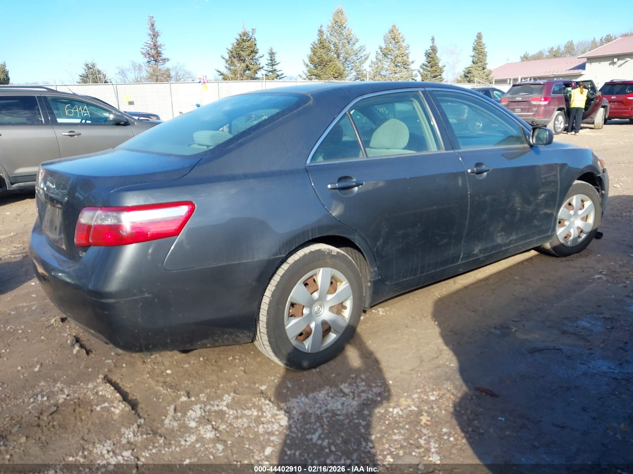 2007 Toyota Camry Le Gray vin: 4T1BE46K57U580869