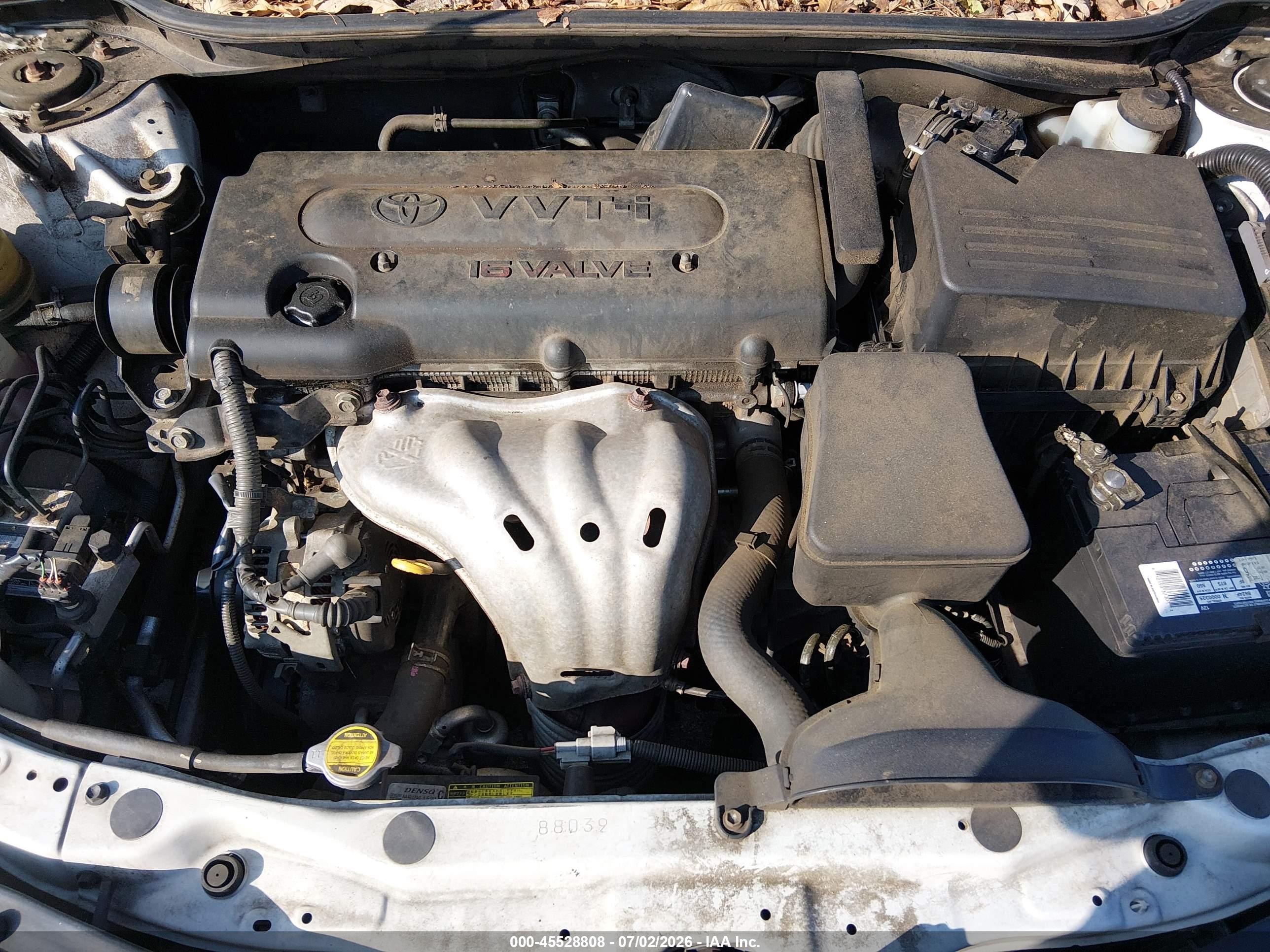 2007 Toyota Camry Le Белый vin: 4T1BE46K57U613420