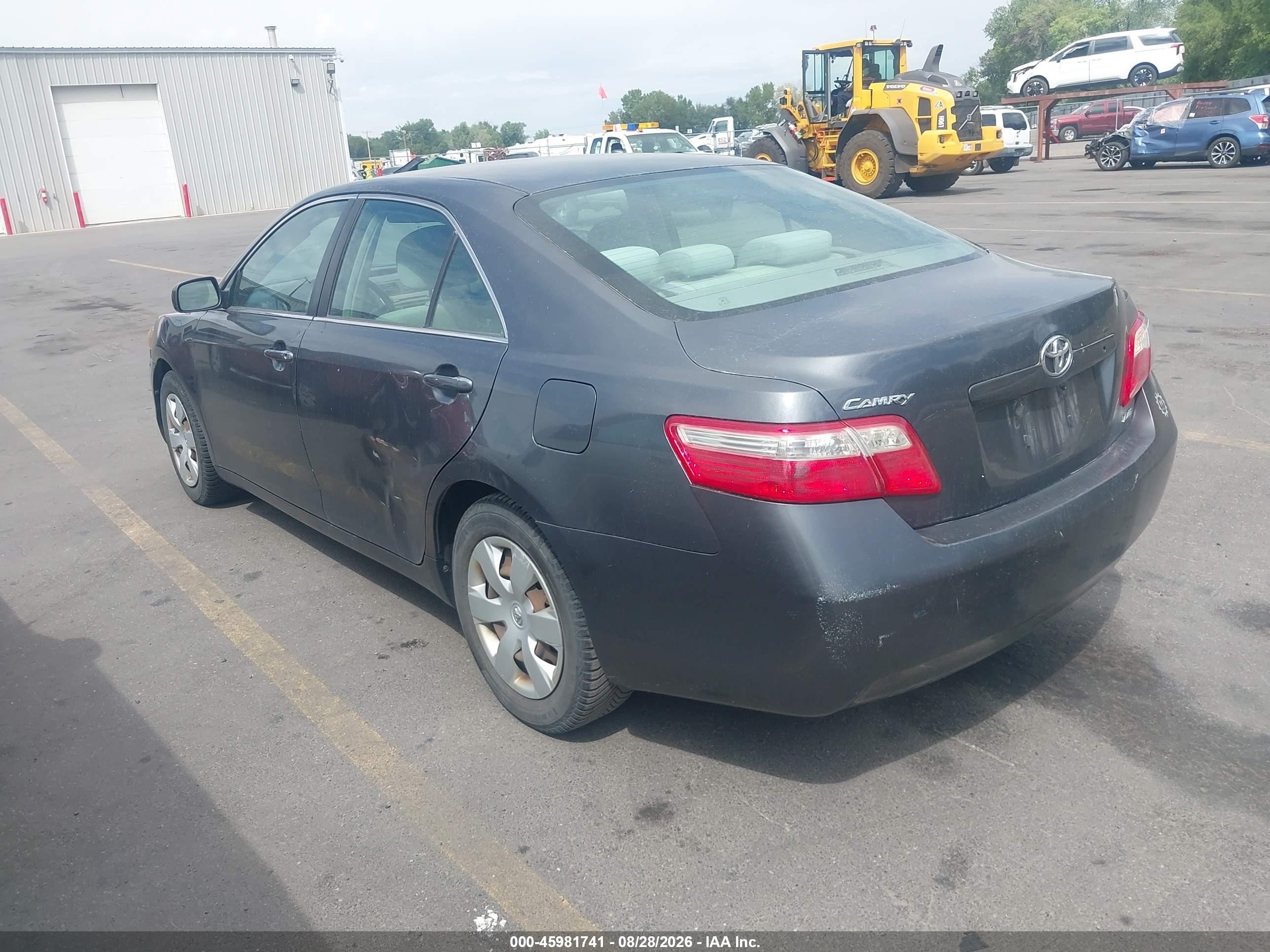 2007 Toyota Camry Le Gray vin: 4T1BE46K57U616852