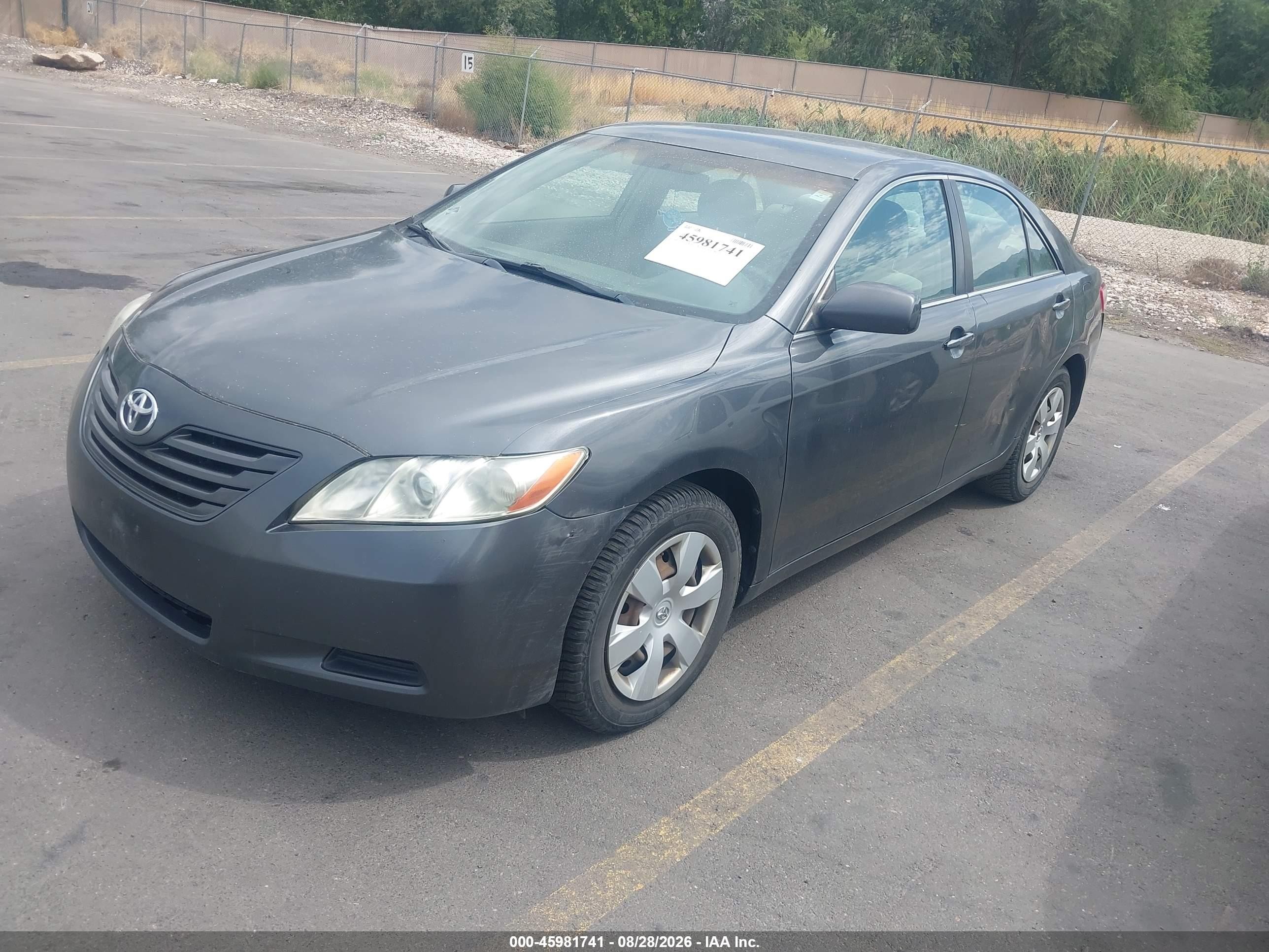 2007 Toyota Camry Le Gray vin: 4T1BE46K57U616852