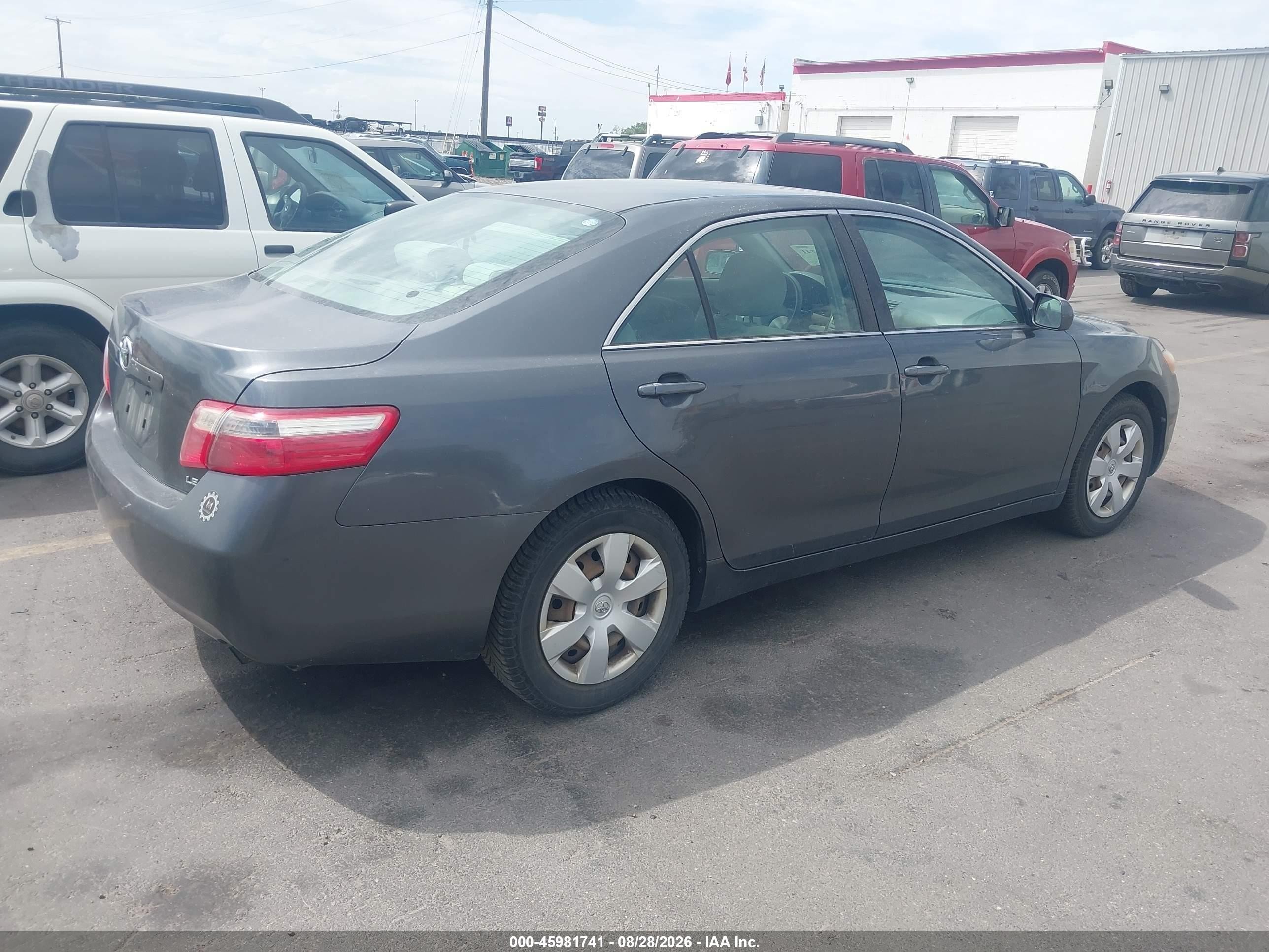 2007 Toyota Camry Le Gray vin: 4T1BE46K57U616852