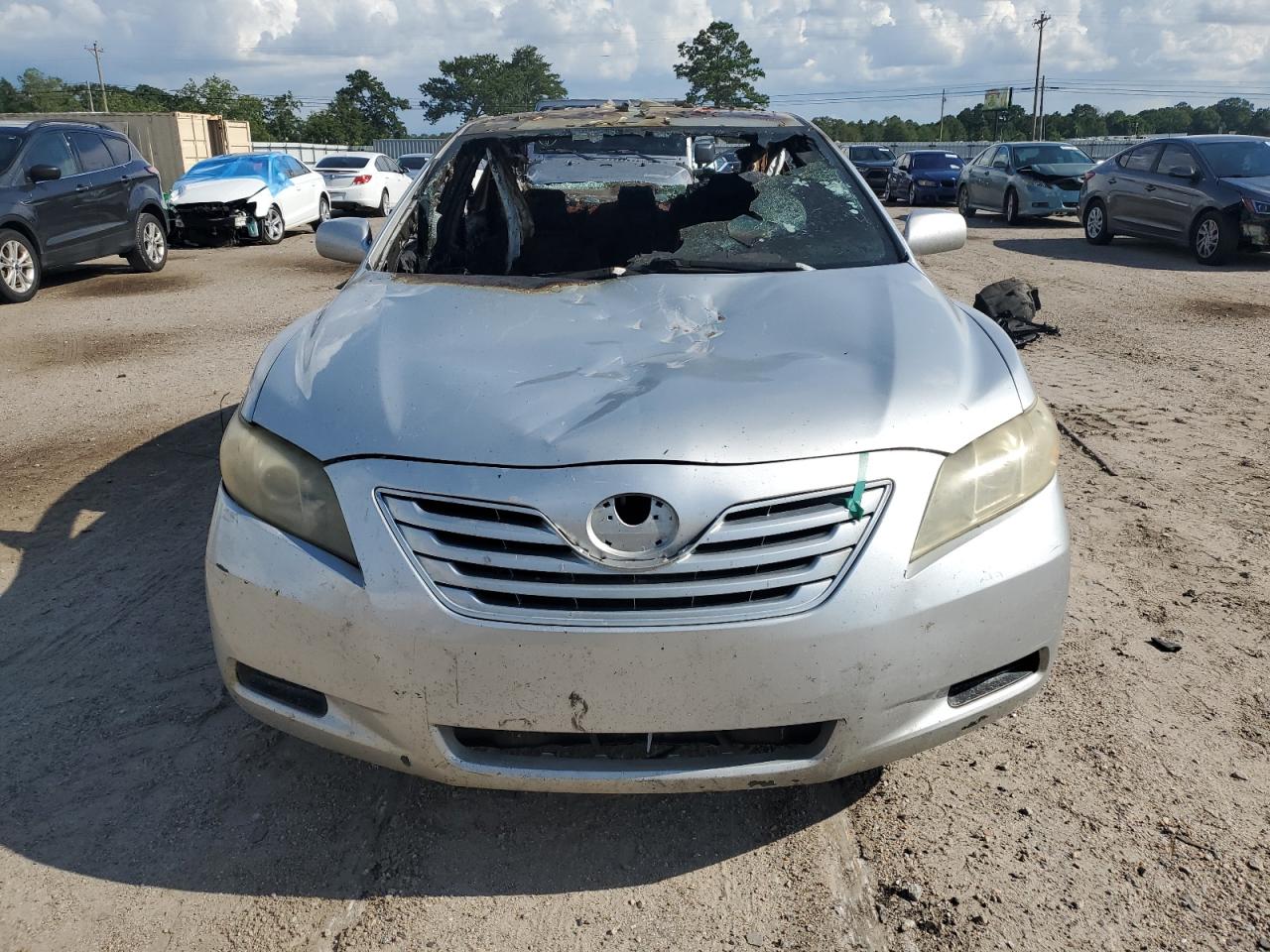 2007 Toyota Camry Ce Silver vin: 4T1BE46K57U621548