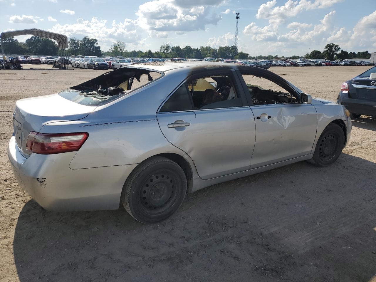 2007 Toyota Camry Ce Silver vin: 4T1BE46K57U621548