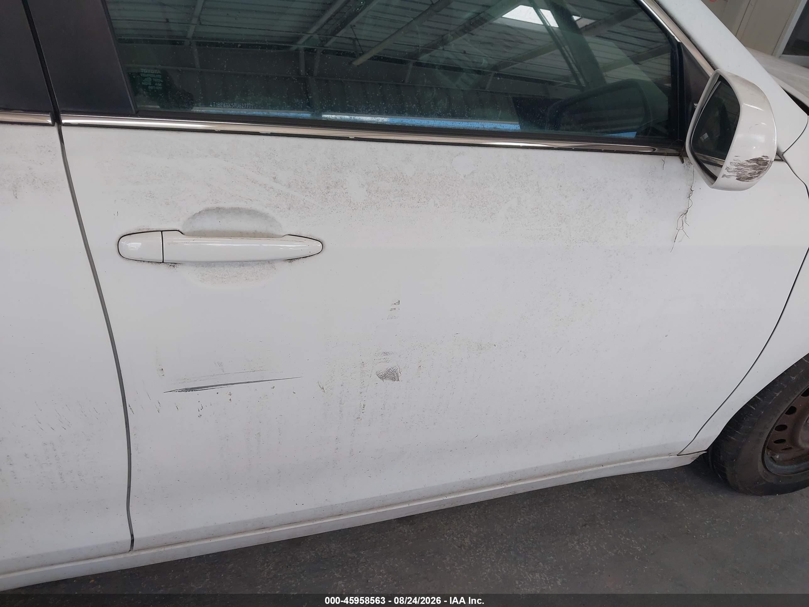 2007 Toyota Camry Le White vin: 4T1BE46K57U627771