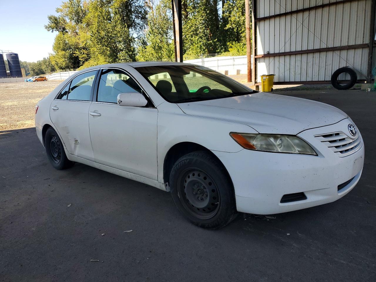 2007 Toyota Camry Le White vin: 4T1BE46K57U628838