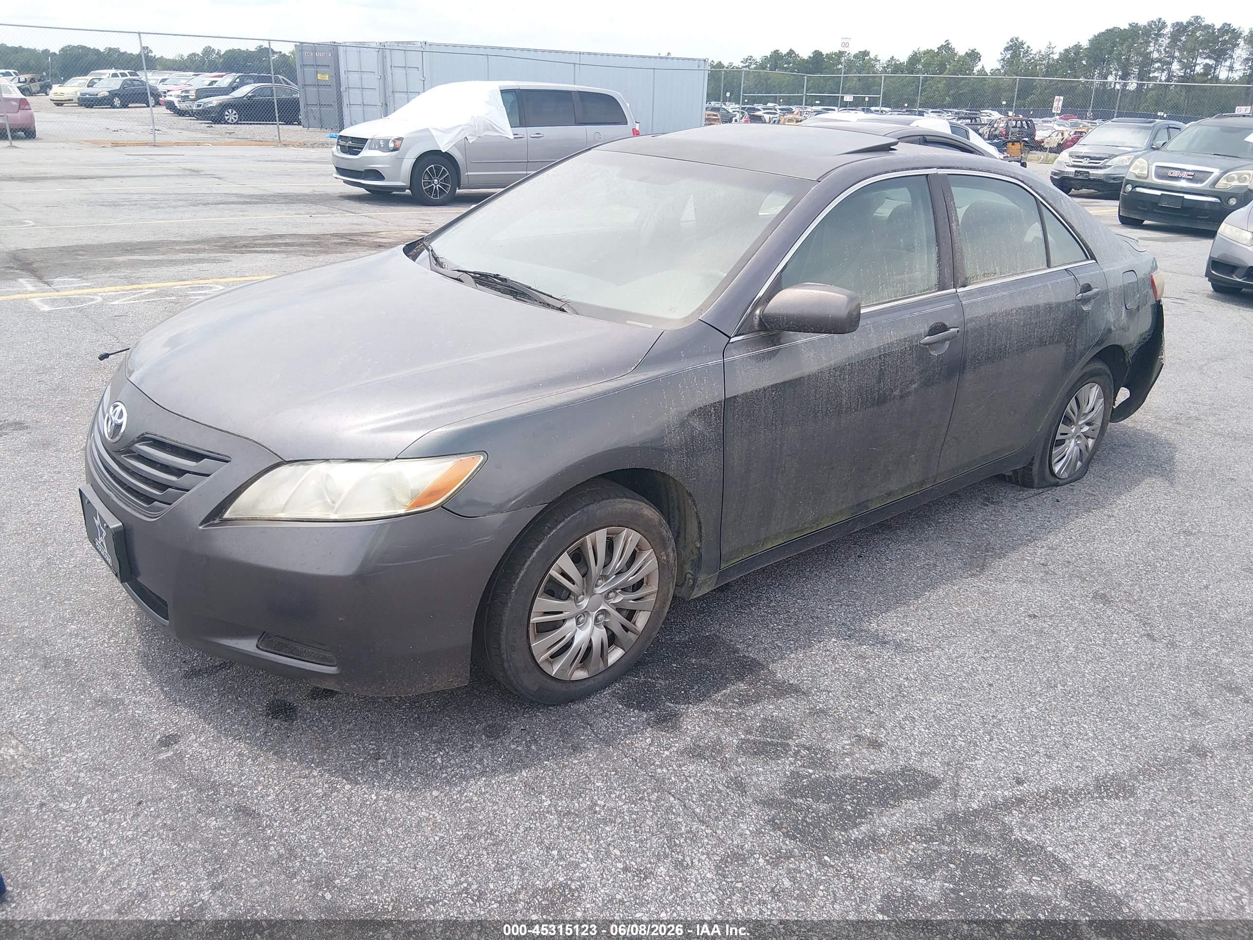 2007 Toyota Camry Le Gray vin: 4T1BE46K57U629519