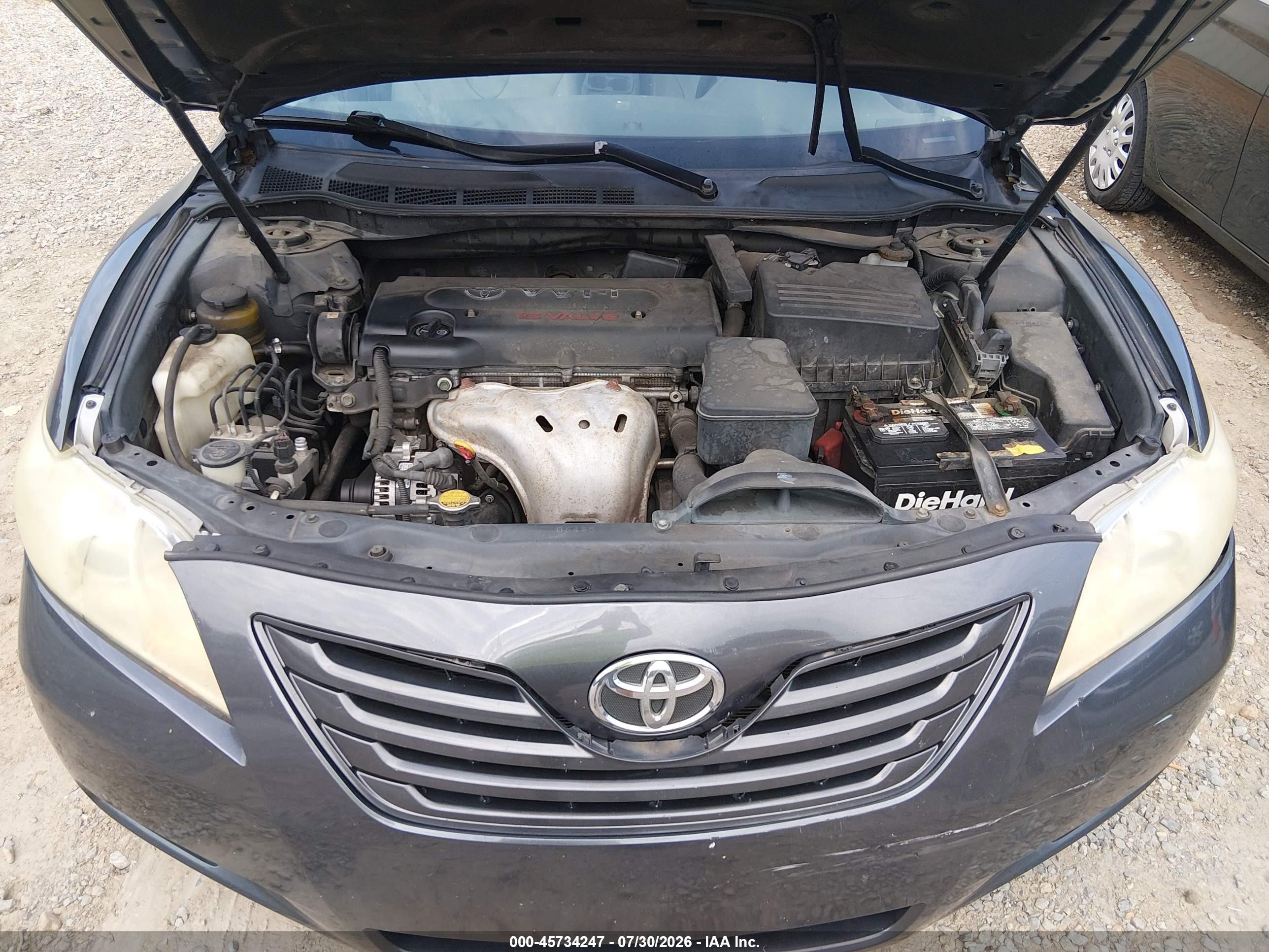 2007 Toyota Camry Le Gray vin: 4T1BE46K57U644053