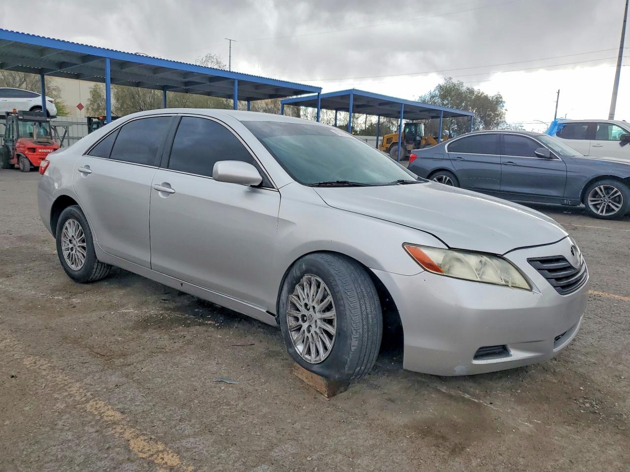 2007 Toyota Camry Le Silver vin: 4T1BE46K57U651052