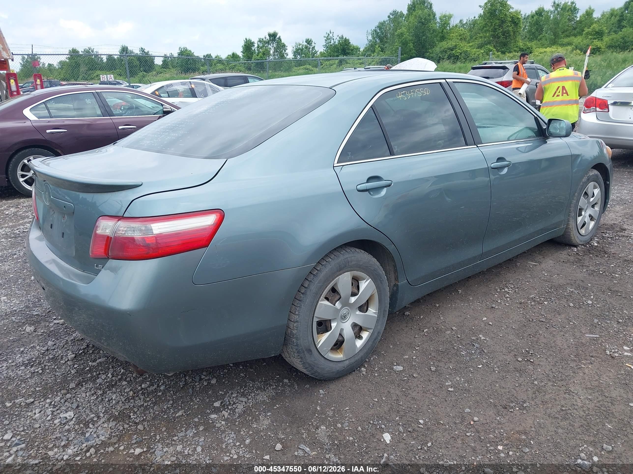 2007 Toyota Camry Le Синий vin: 4T1BE46K57U662973