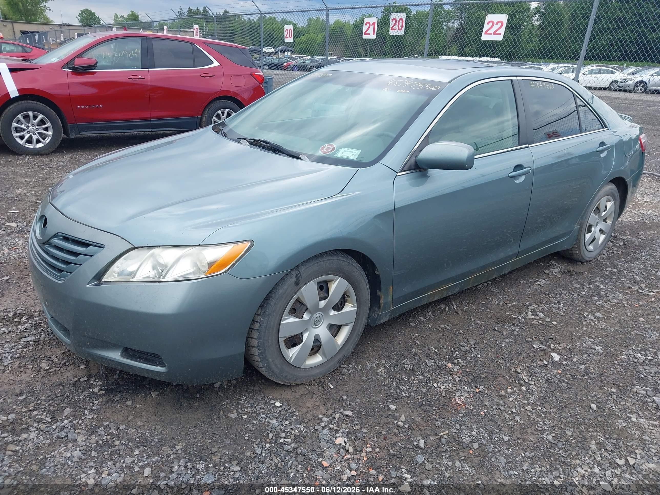 2007 Toyota Camry Le Синий vin: 4T1BE46K57U662973