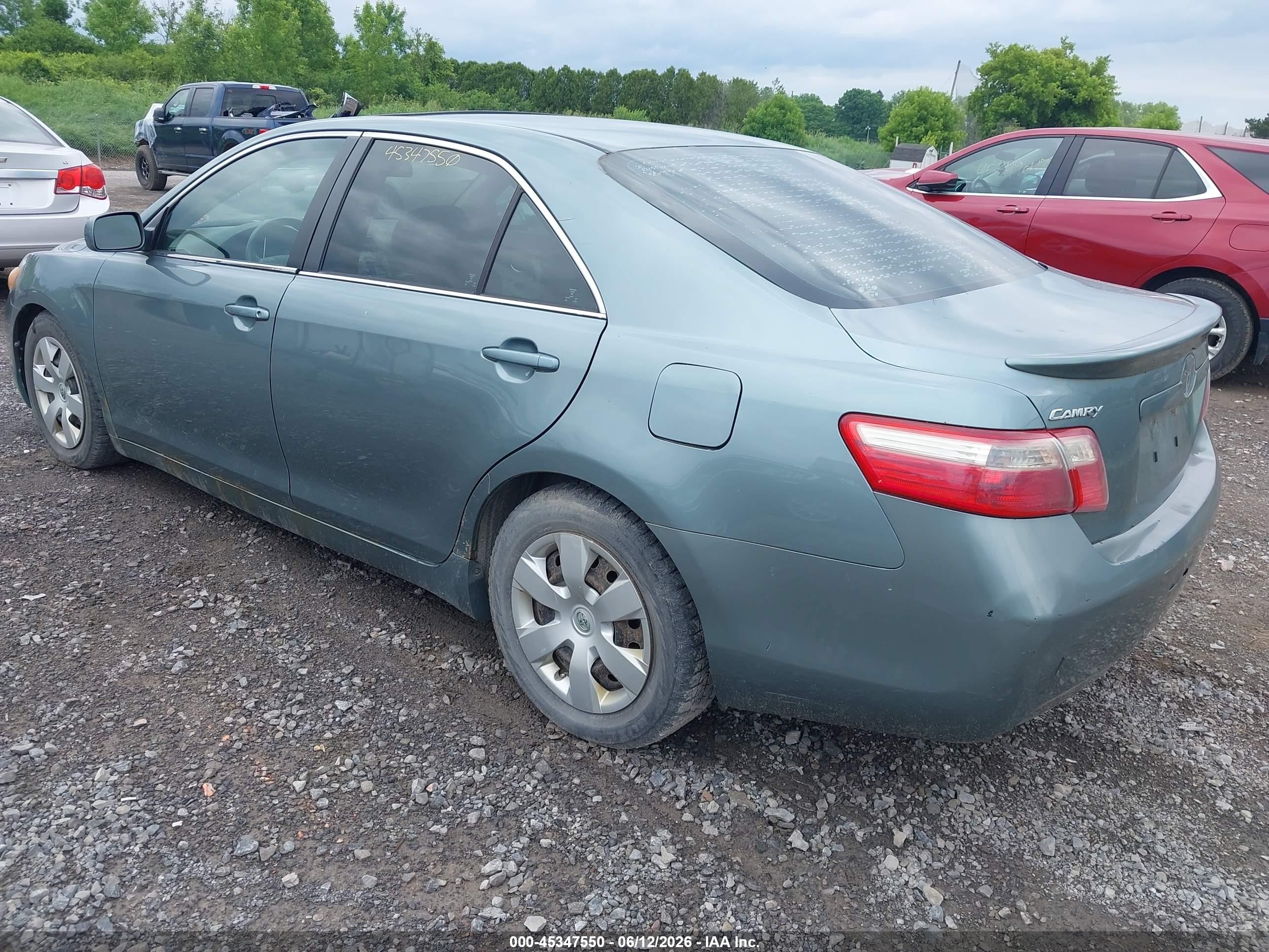 2007 Toyota Camry Le Синий vin: 4T1BE46K57U662973