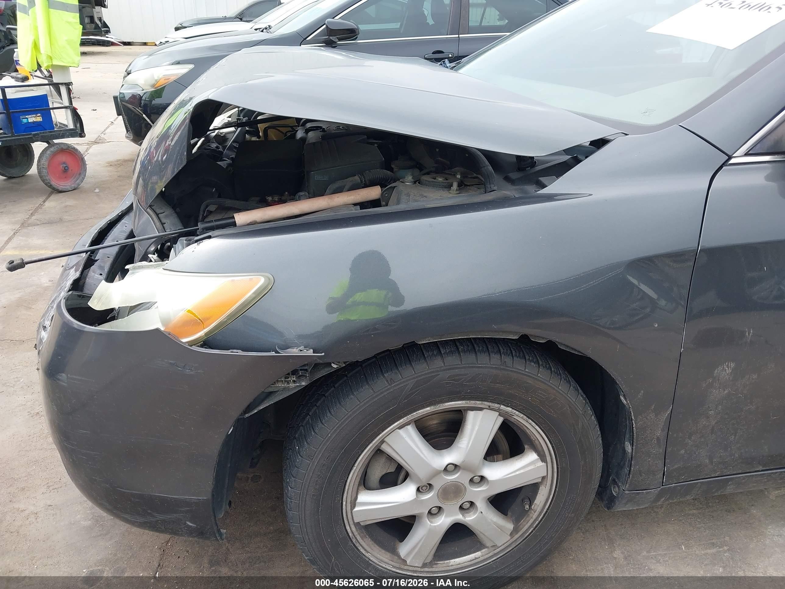 2007 Toyota Camry Le Gray vin: 4T1BE46K57U665372